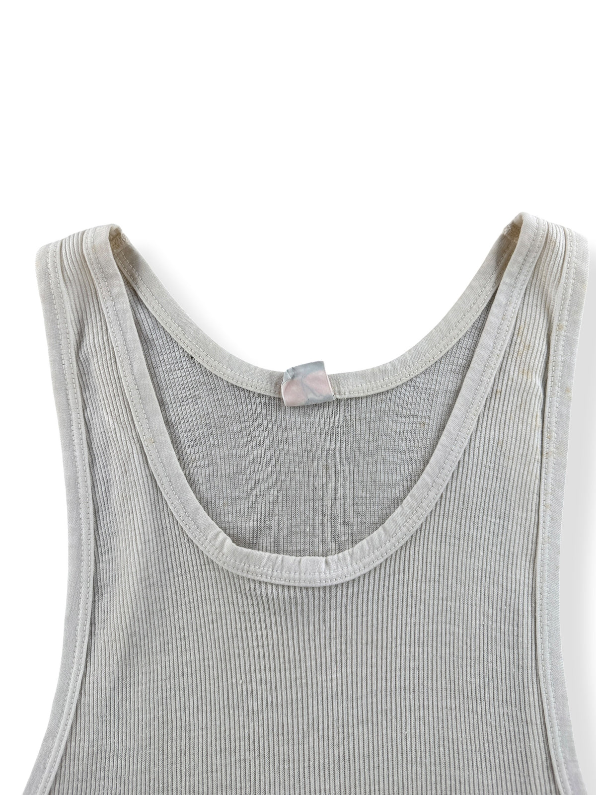 Neckline on Vintage Crested Butte Summer Festival 1972 Tank Top SZ S-L