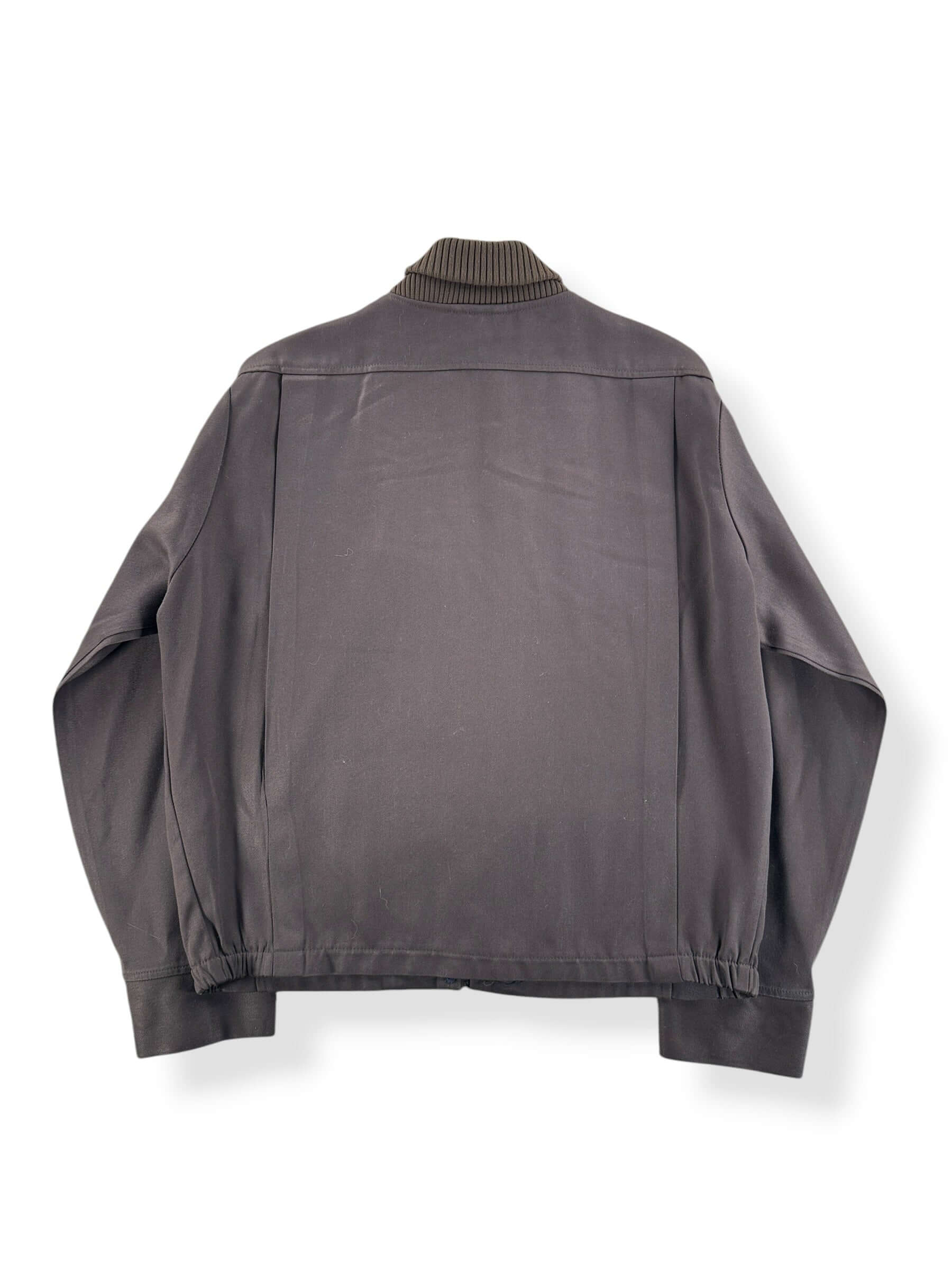 Back of Vintage Unitog Mobil Patch Gabardine Gas Station Jacket SZ 42