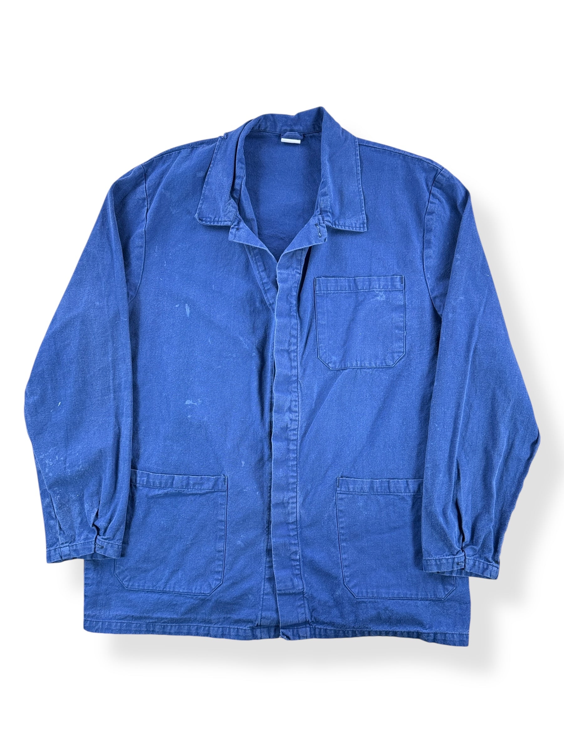 Front of Vintage Brudra Euro Work Jacket W/ Back Graphic SZ L
