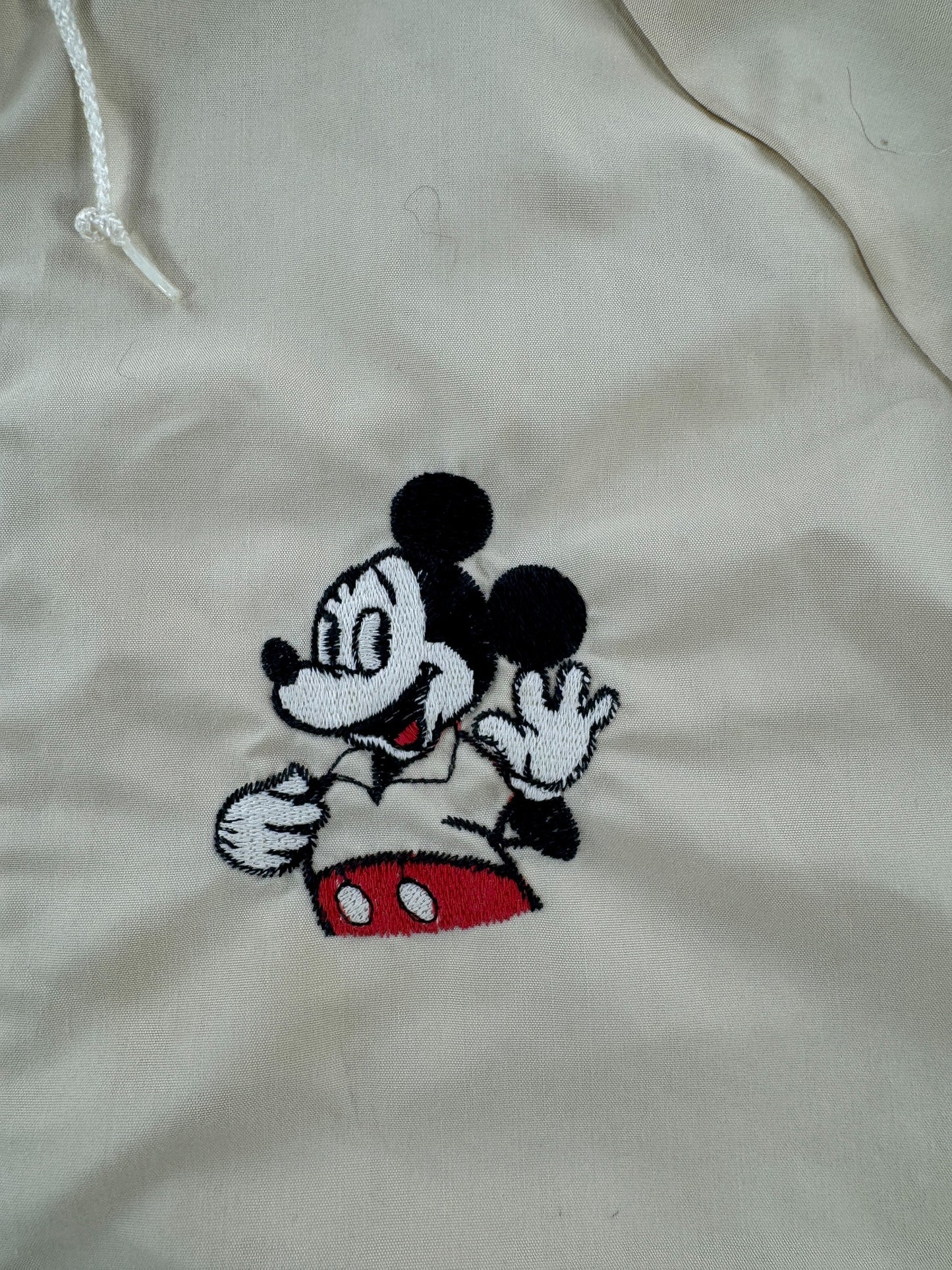 Embroidery on Vintage Disney Hooded Windbreaker SZ XL