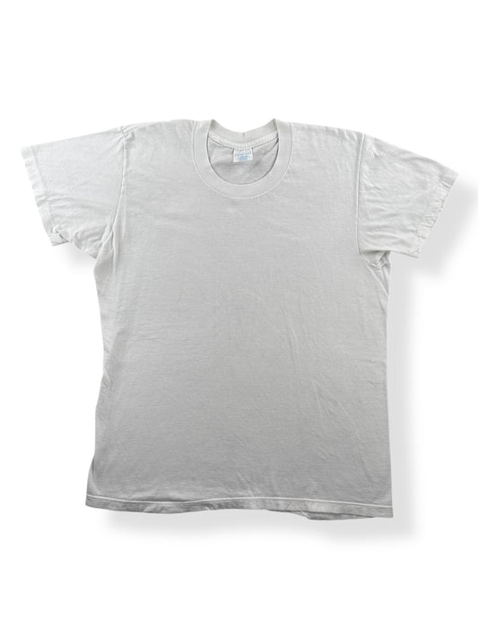 Front of Vintage White Blank Tee SZ L