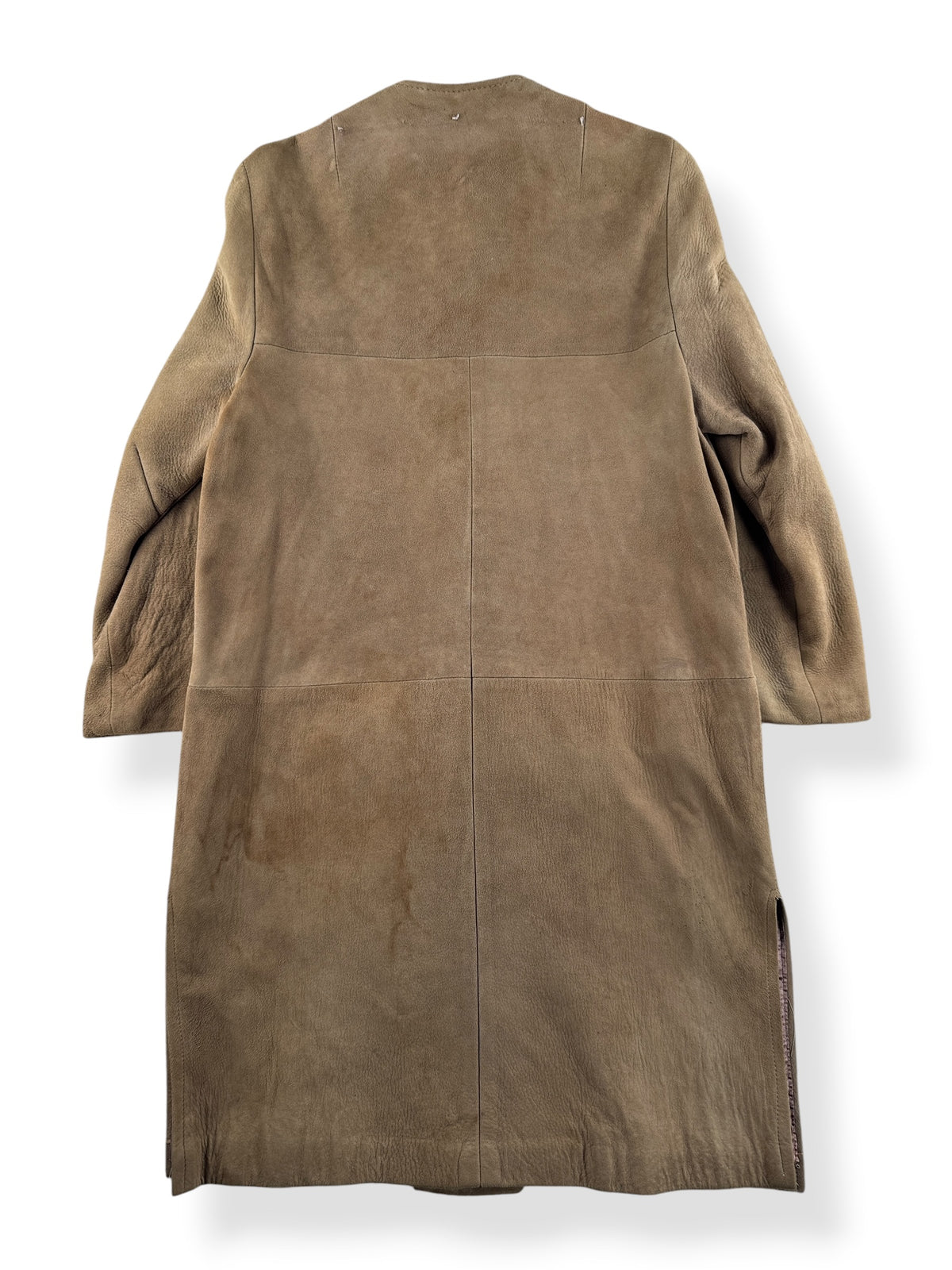 Back of Vintage 60s Suede Coat SZ S - AS IS