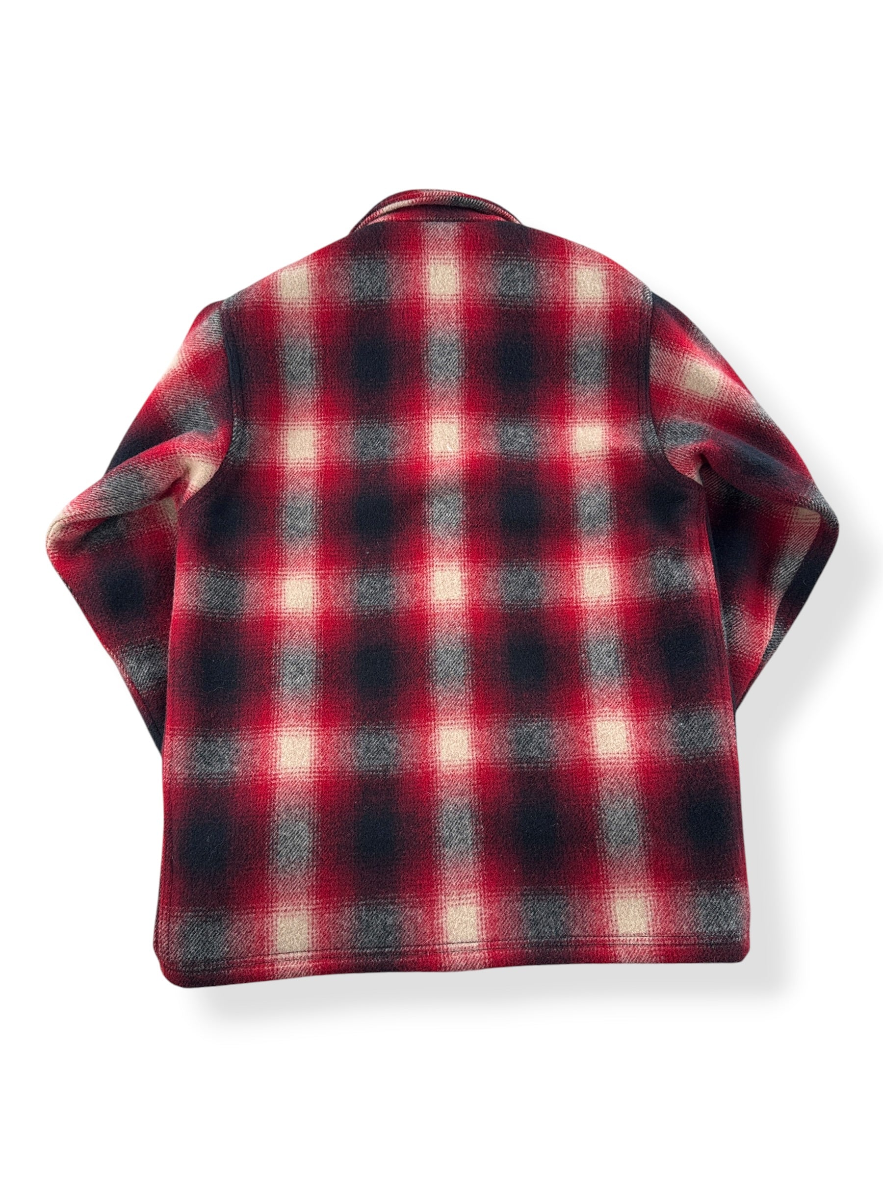 Back of Filson Plaid Jac Shirt SZ S