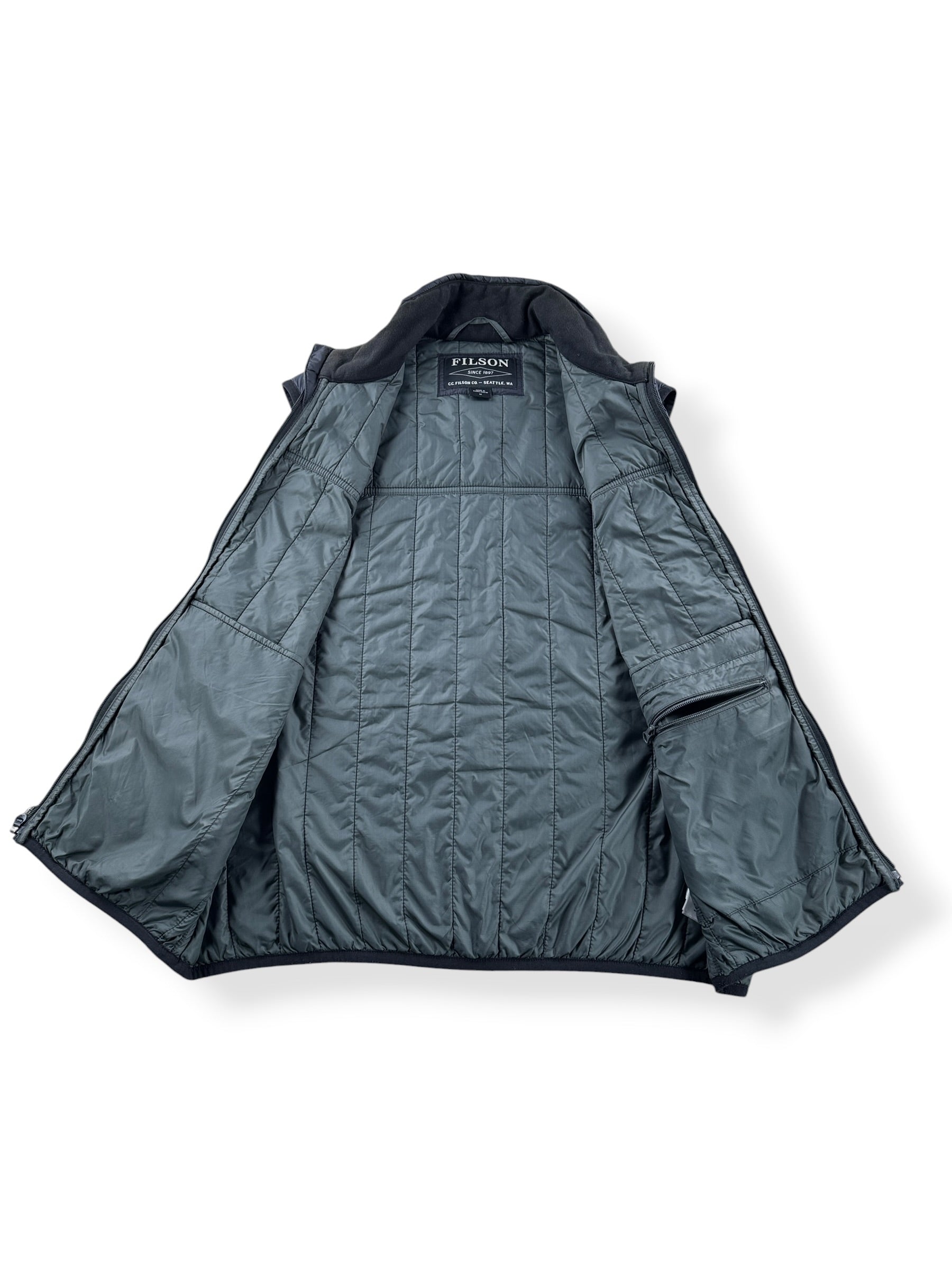 Inside of Filson Quilted Vest SZ M