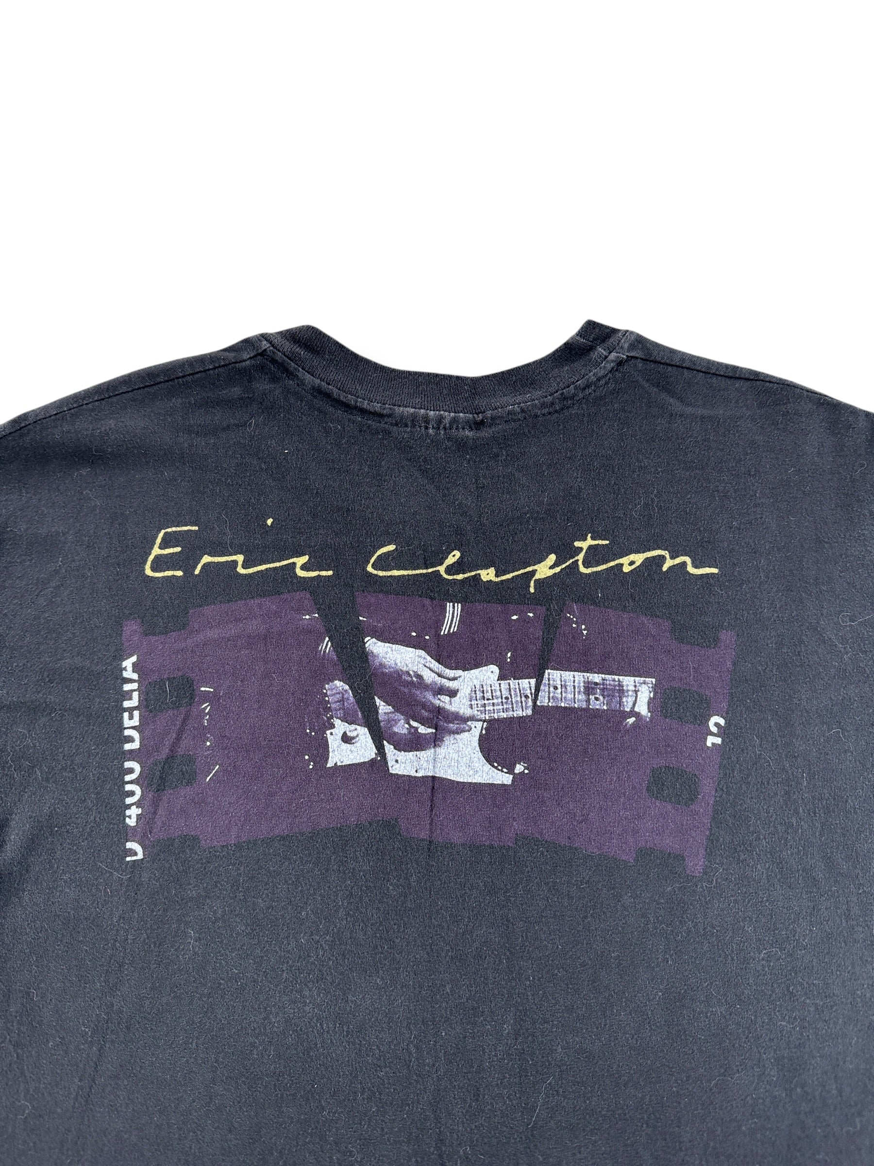 Back Graphic of Vintage 1992 Winterland Eric Clapton Tee SZ L