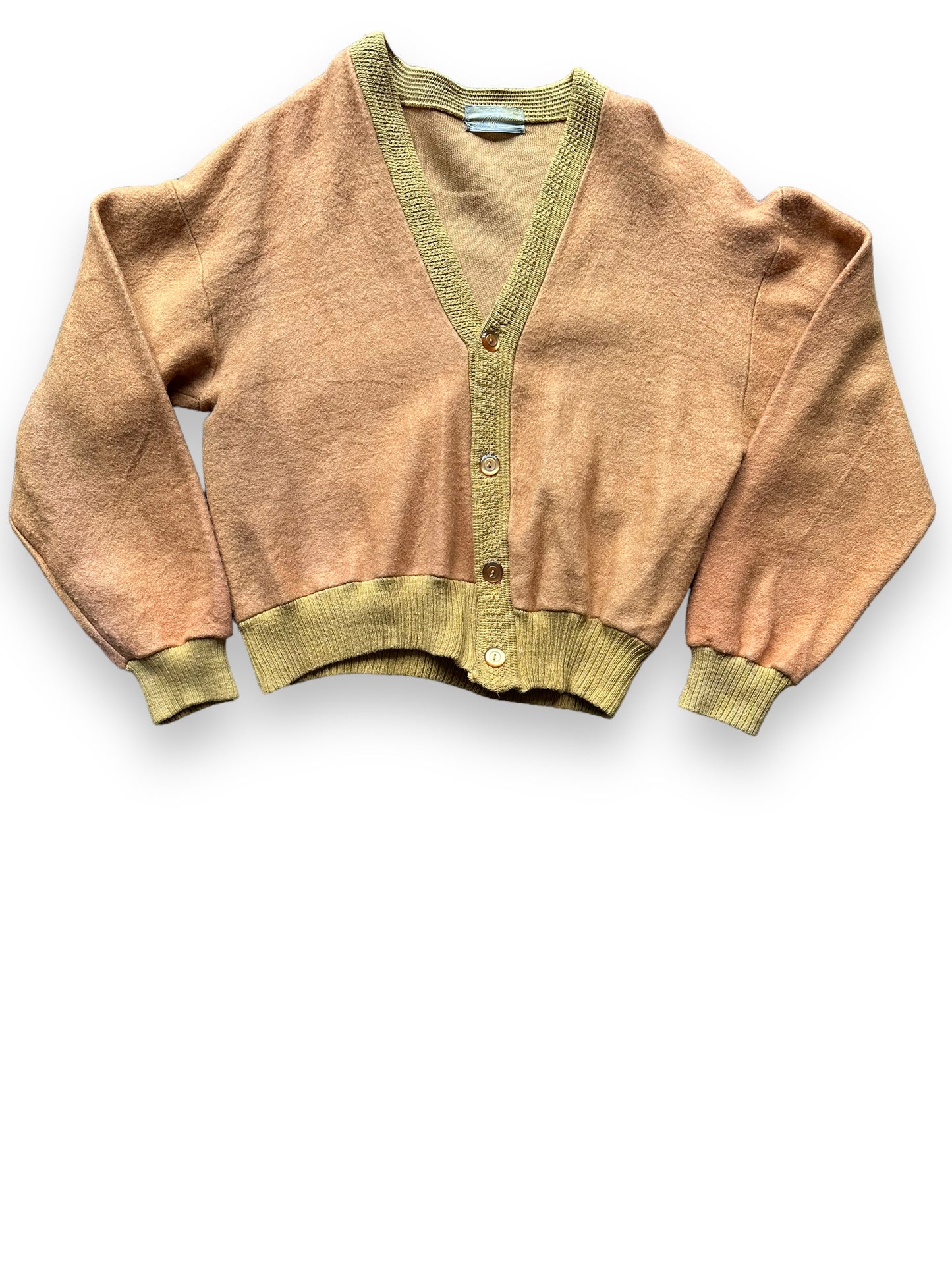 Front View of Vintage 1930s Clydesdale Cardigan SZ L | Vintage Cardigan Sweaters | Vintage Clothing Seattle