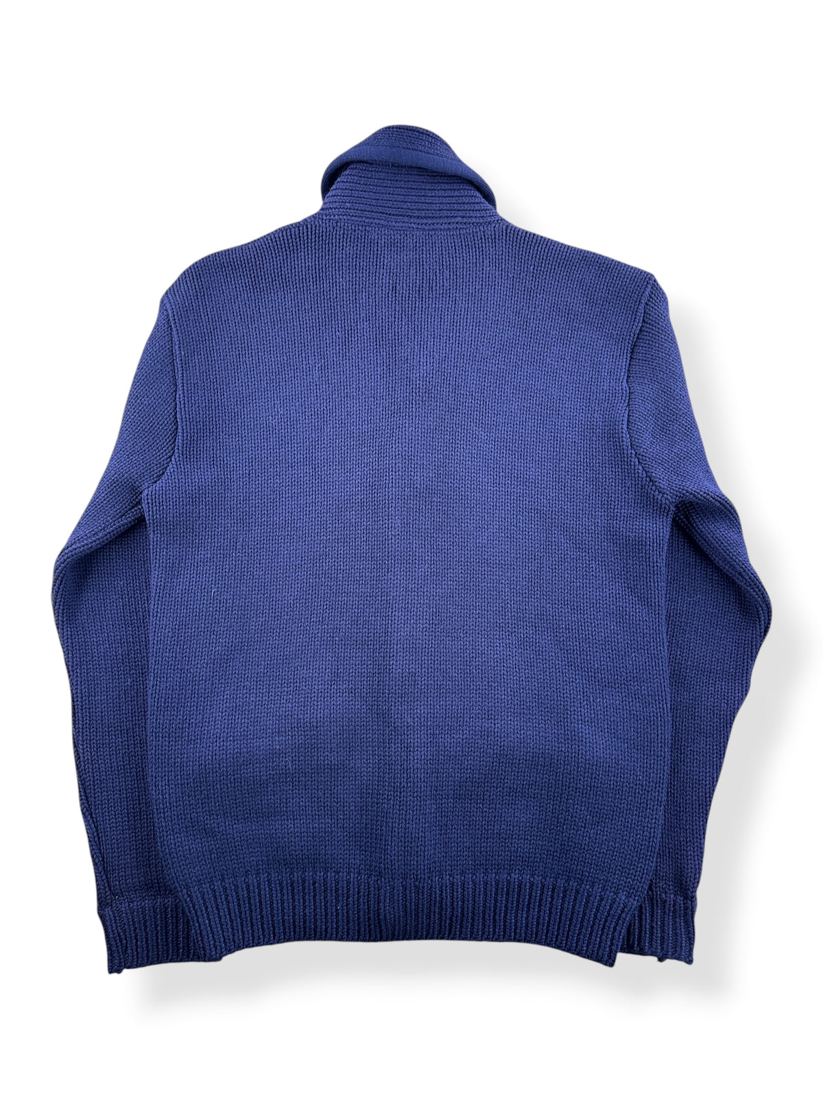 Back of Vintage LL Bean Script Era Cardigan SZ M