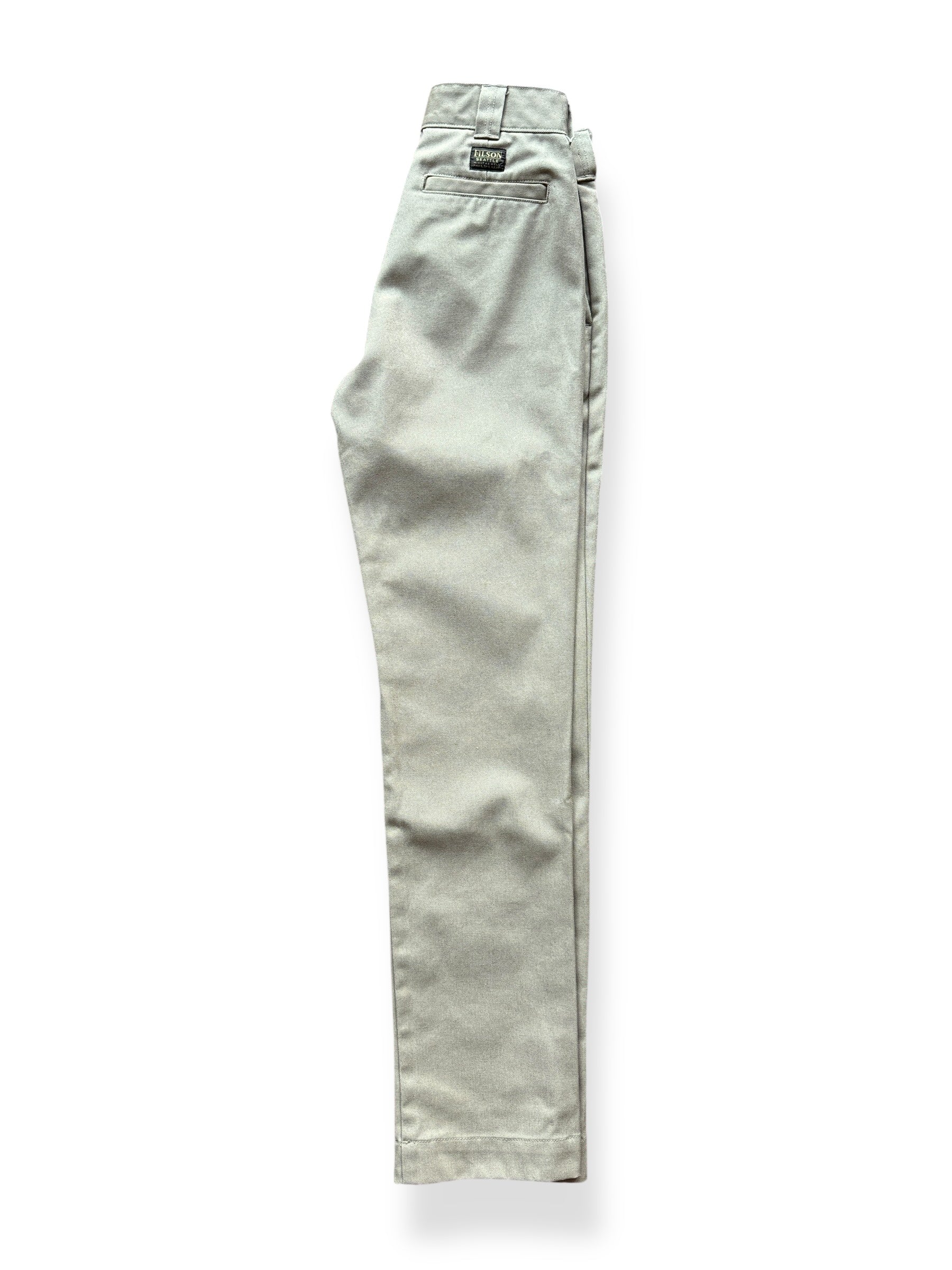 Unfolded Filson Grey Khaki Anchorage Work Pants W29