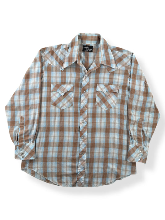 Front of Vintage Champion Westerns Pearl Snap SZ L