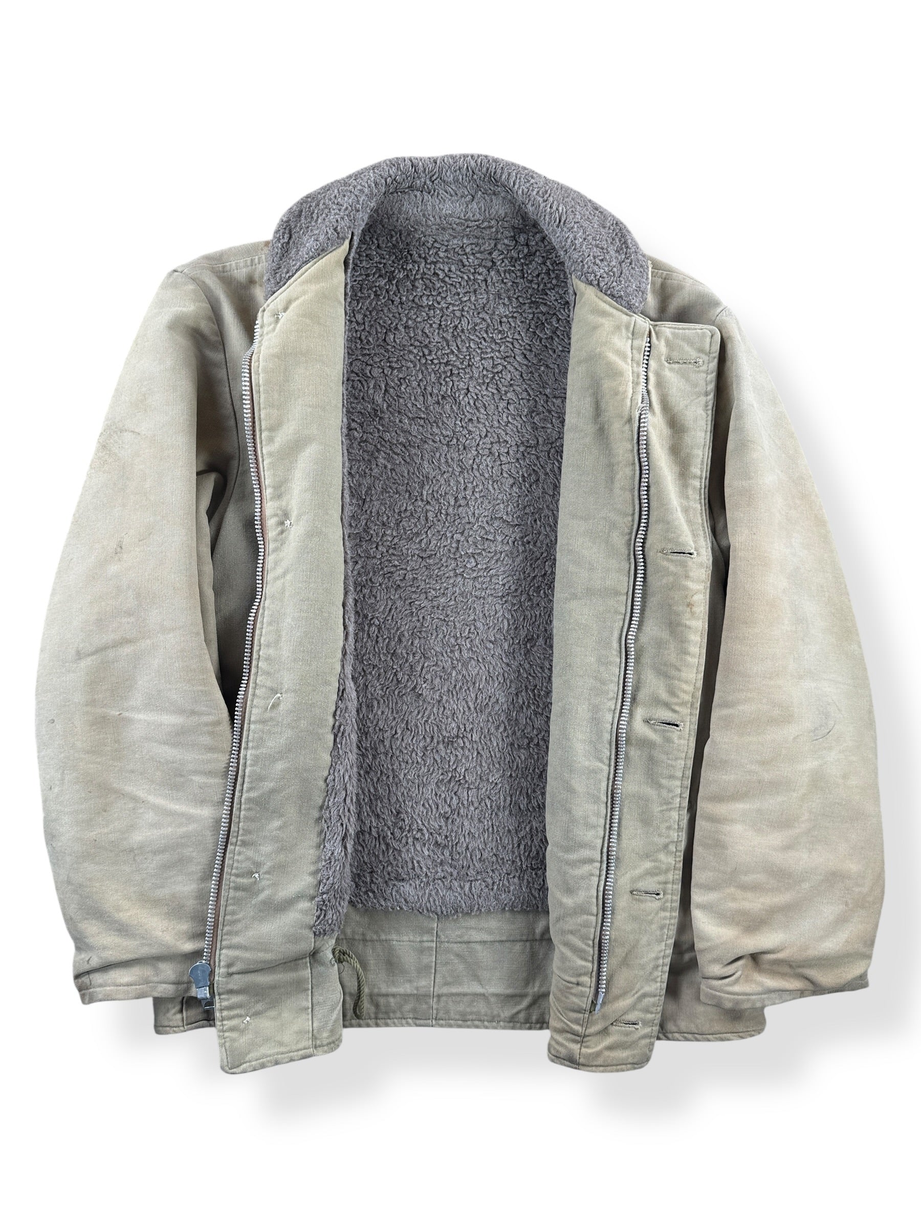 Inside of Vintage Civilian Deck Jacket SZ L