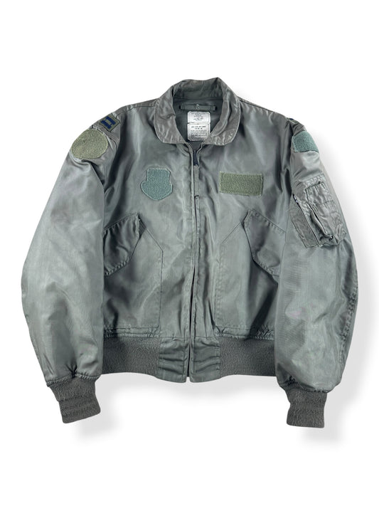 Front of Vintage CWU Military Flight Jacket SZ L