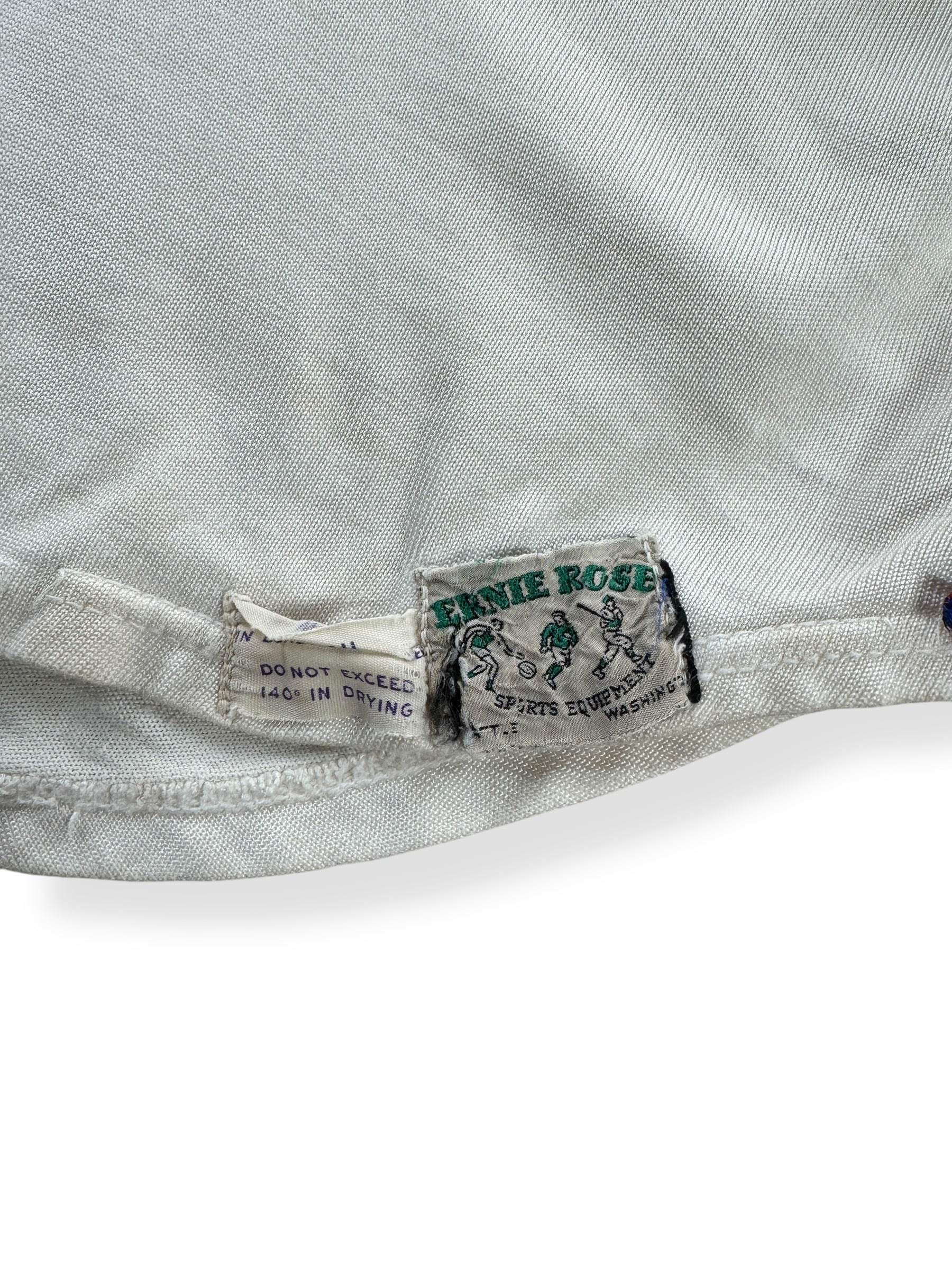 Tag on Vintage Ernie Rose "41" Durene Jersey SZ L