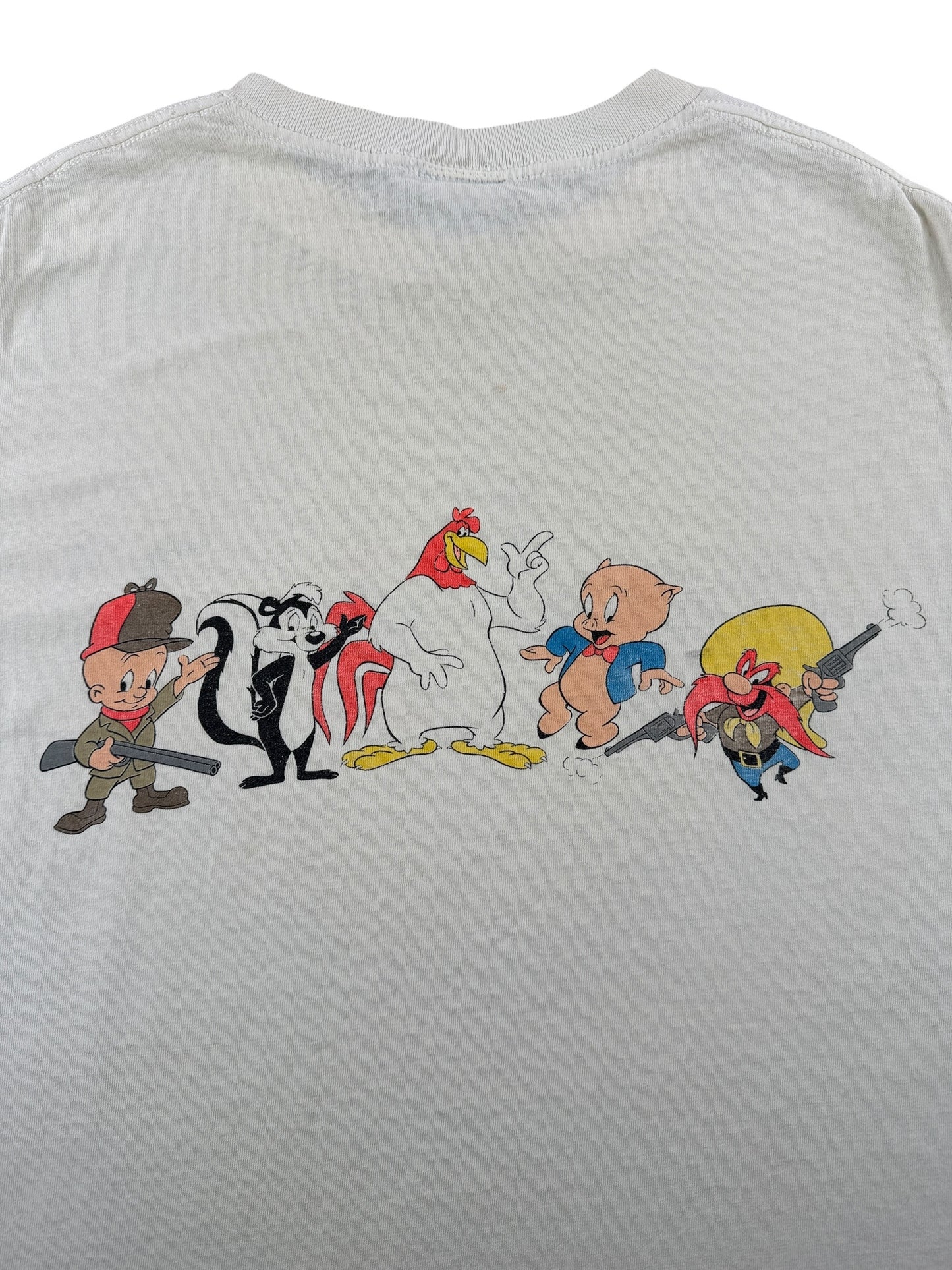 Back Graphic of Vintage Acme Studios Looney Tunes AOP Tee SZ L