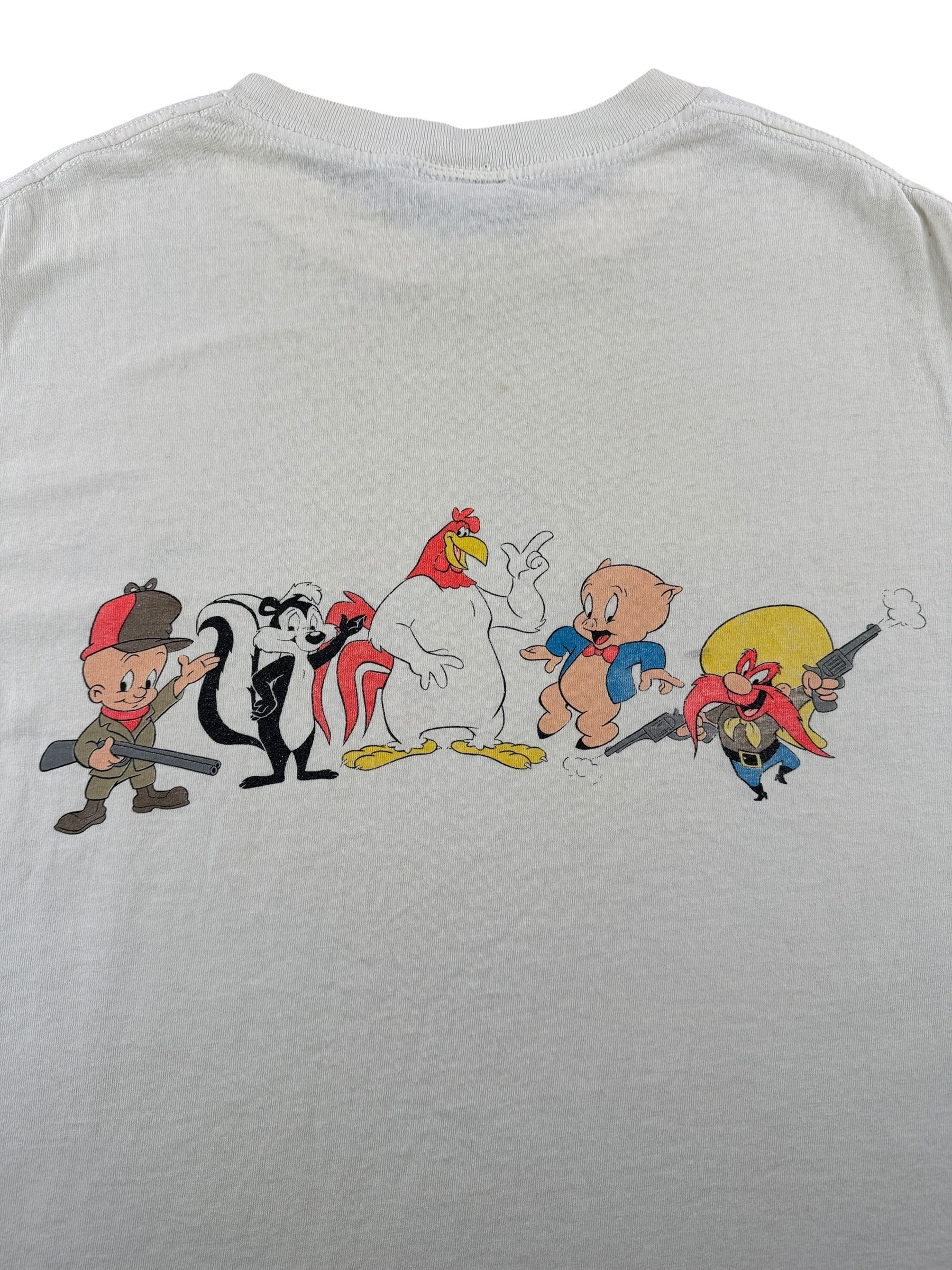 Back Graphic of Vintage Acme Studios Looney Tunes AOP Tee SZ L