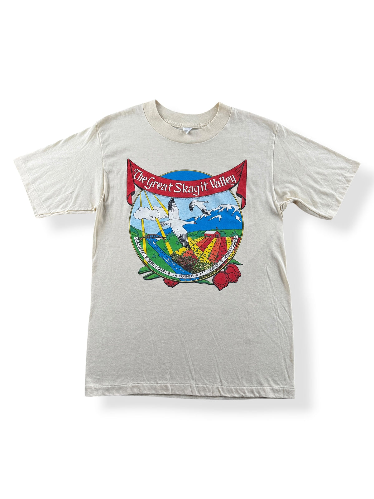 Front of Vintage Skagit Valley Tee SZ M (Fits S)