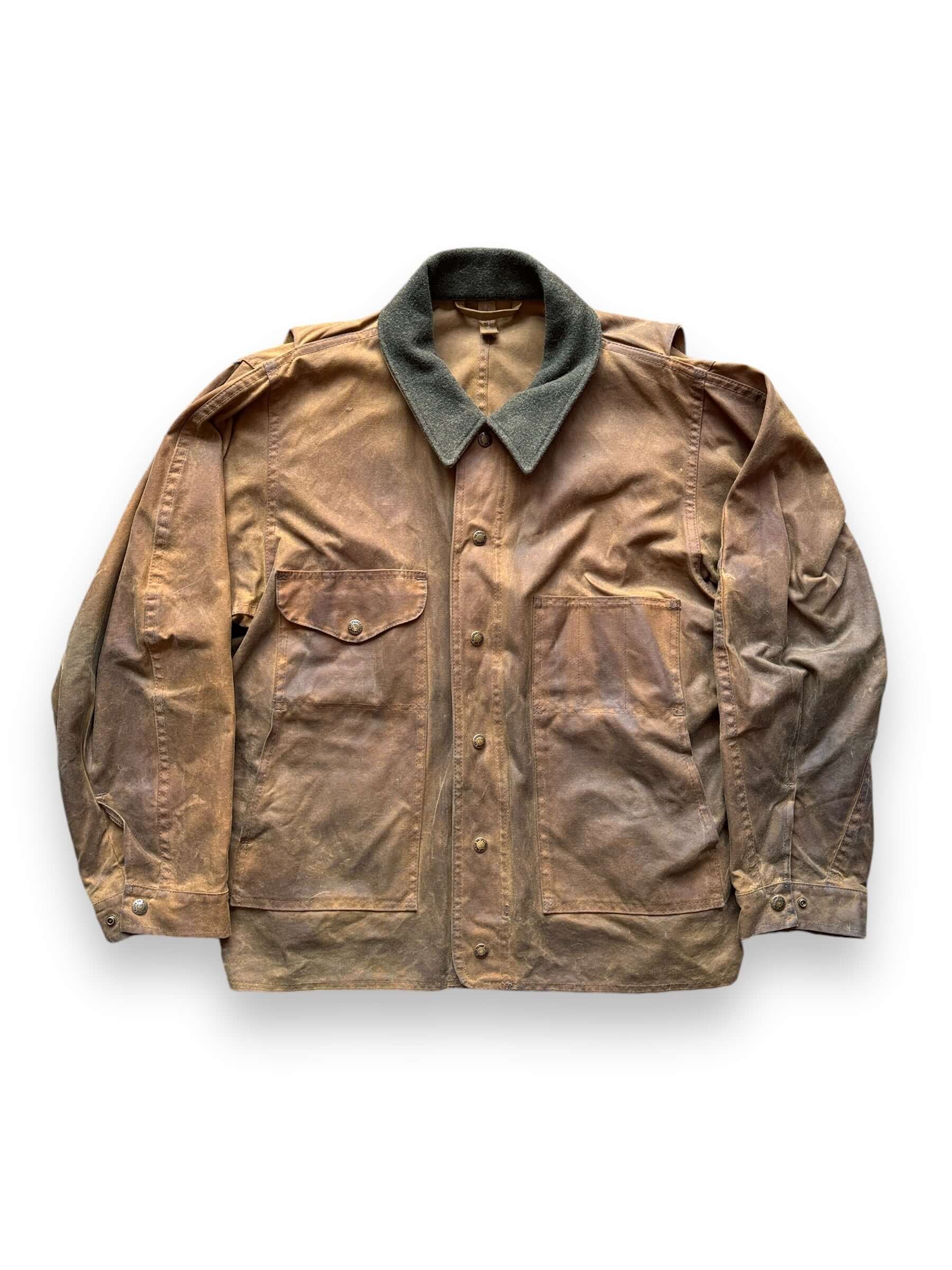 Front View of Filson Tin Cloth Jacket Size XL