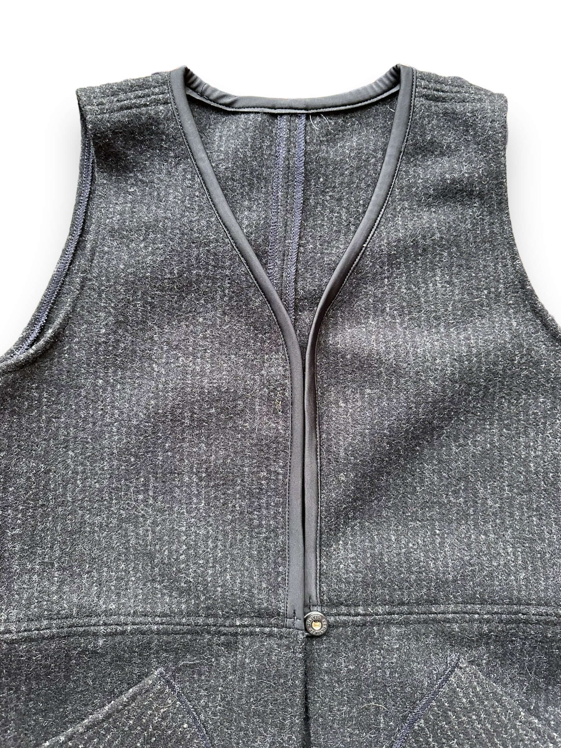 Upper Front View of Filson Rope Stripe Vest SZ SM |  Filson Workwear Seattle