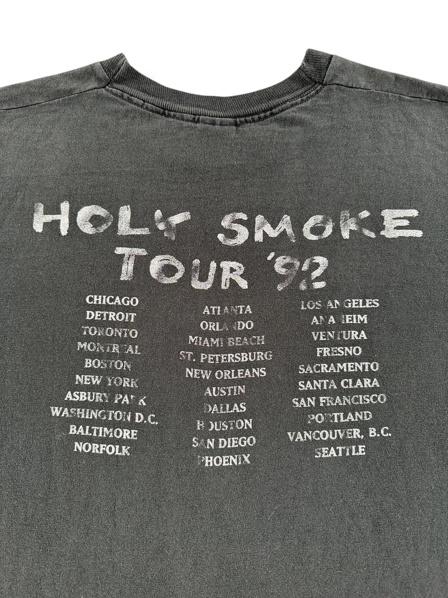 Back of Vintage '92 Peter Murphy Tour Tee SZ XL
