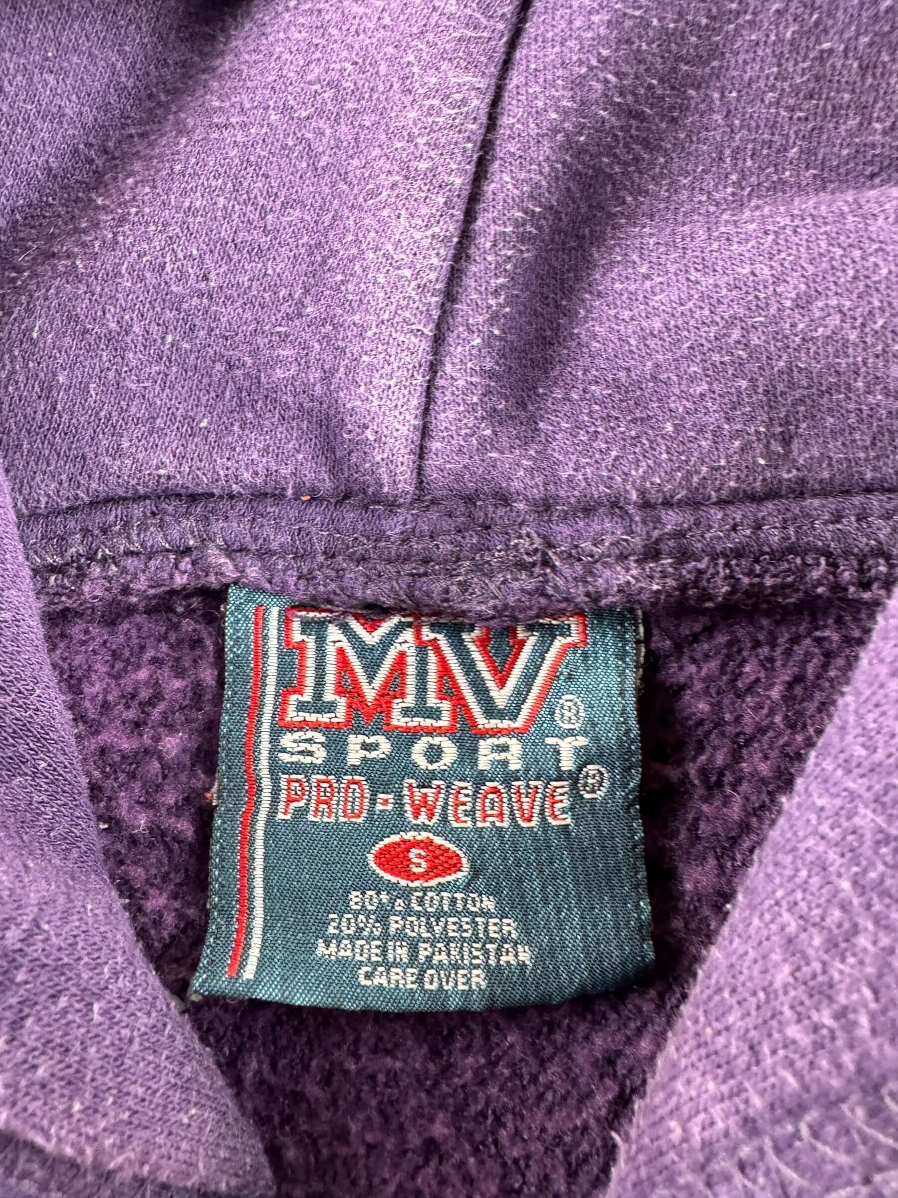 Label on Vintage NYU Hoodie SZ S