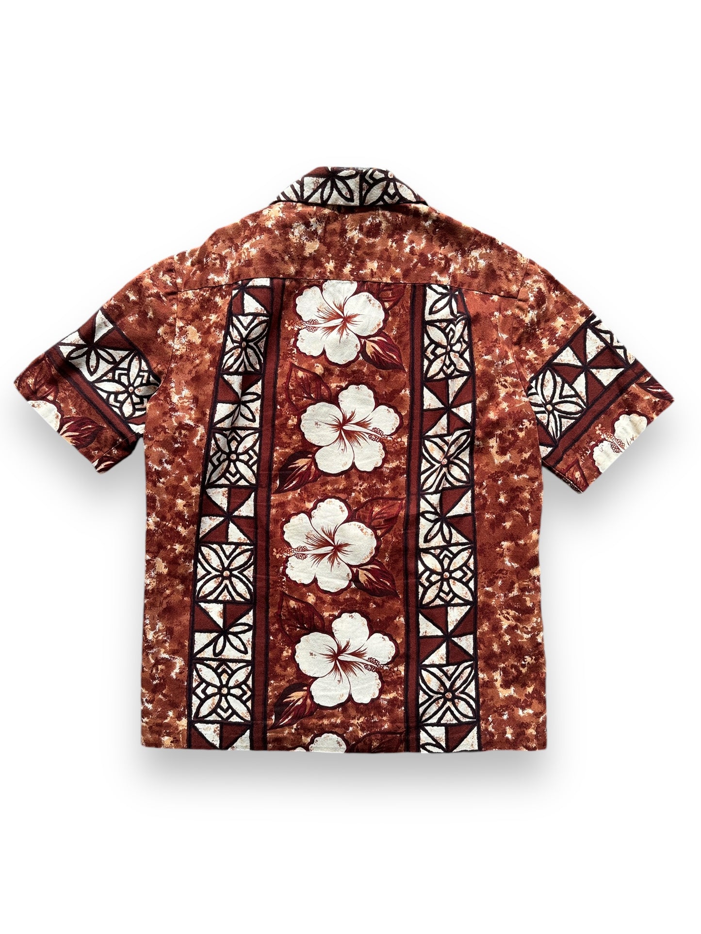 back of Vintage Ui-Maikai Aloha Shirt SZ M