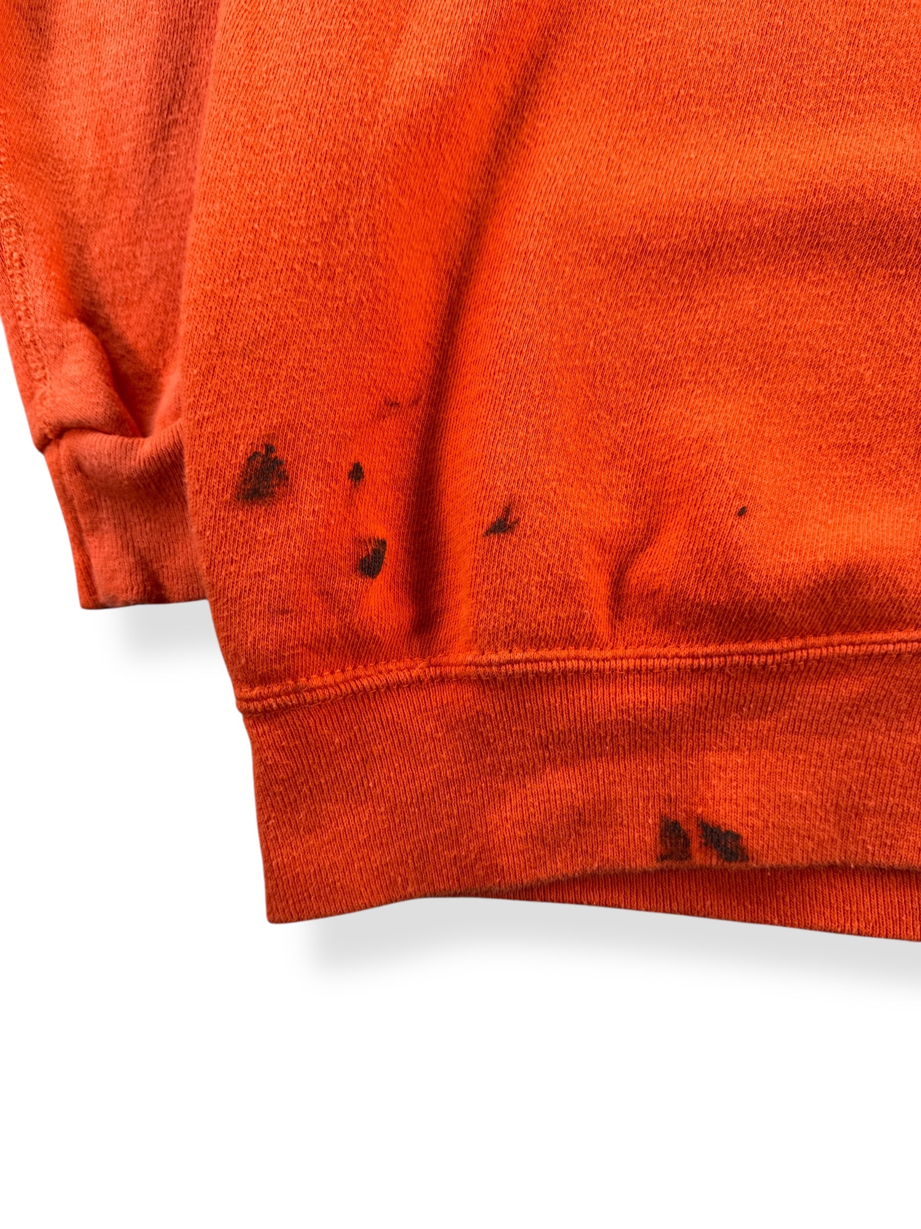Stain on Vintage Flocked Illinois Crewneck SZ S