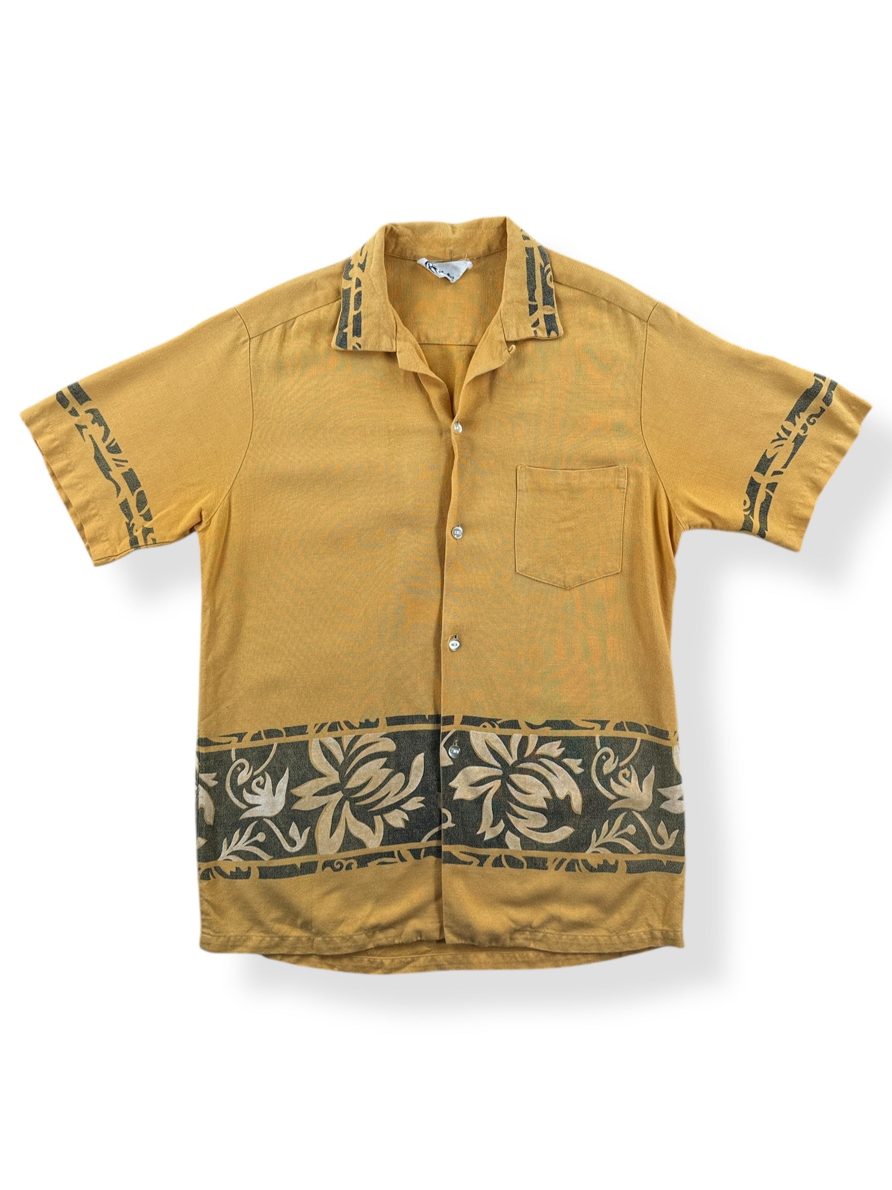 Front of Vintage Reef Aloha Shirt SZ S