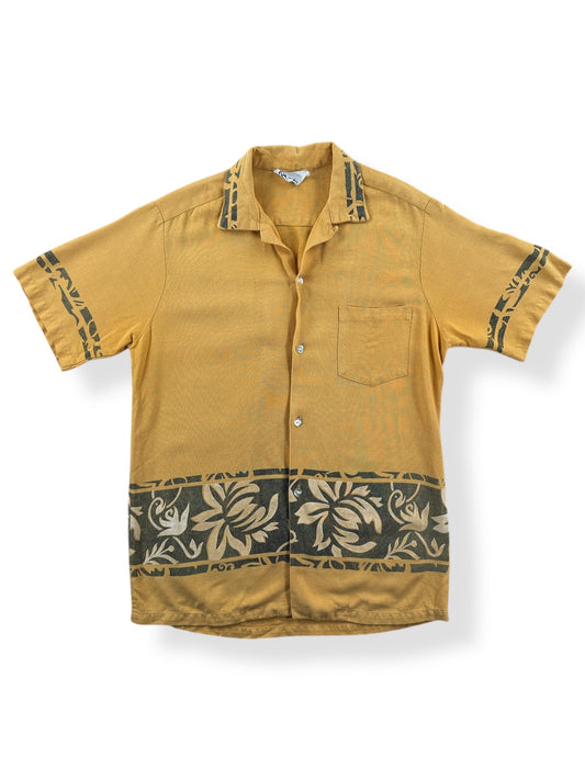 Front of Vintage Reef Aloha Shirt SZ S