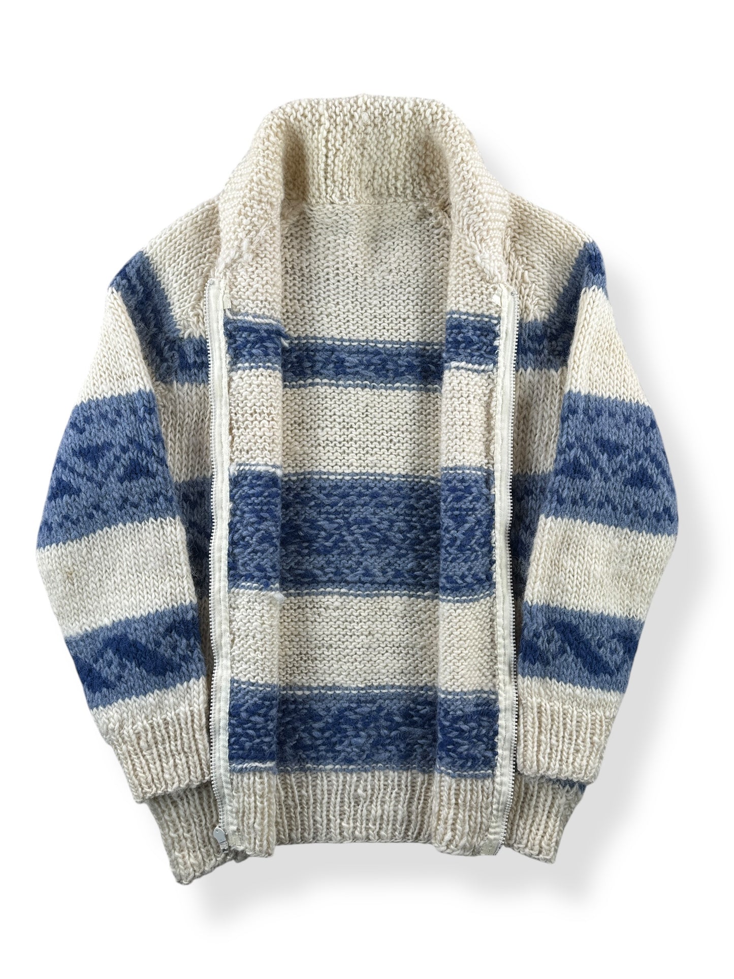 Inside of Vintage Zip Up Sweater SZ S