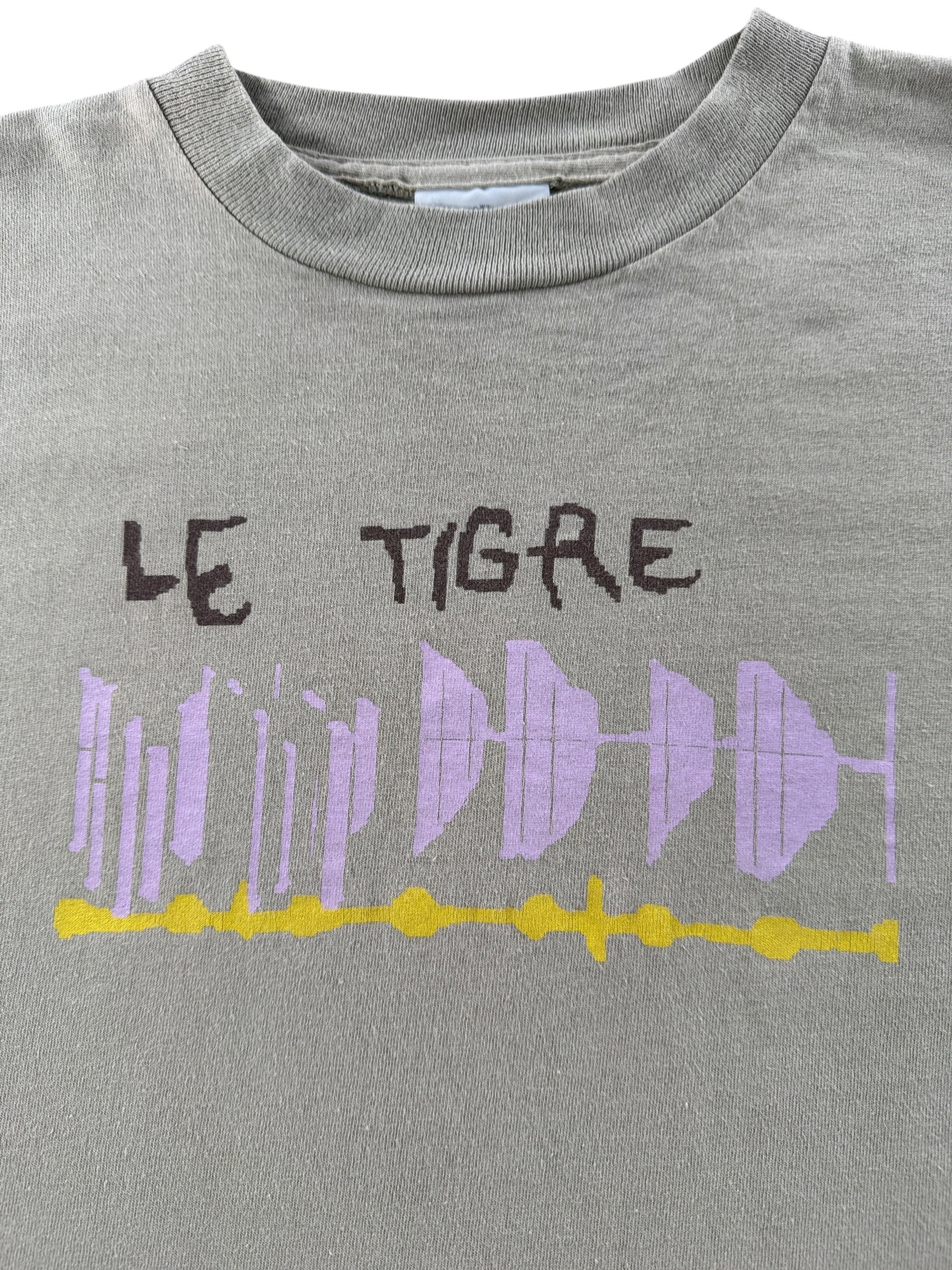 Graphic on Vintage Le Tigre Baby Tee SZ XS