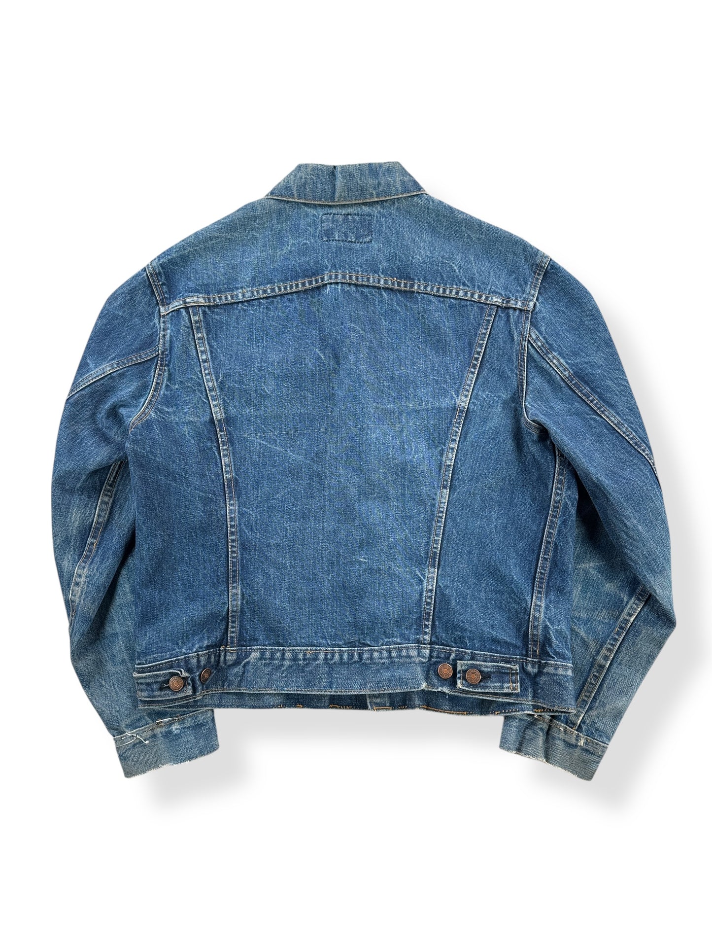 Back of Vintage Big E Levis 70505 Jacket SZ 42 AS IS