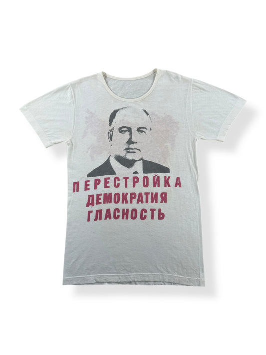 Front of Vintage Gorbachev Tee SZ XS