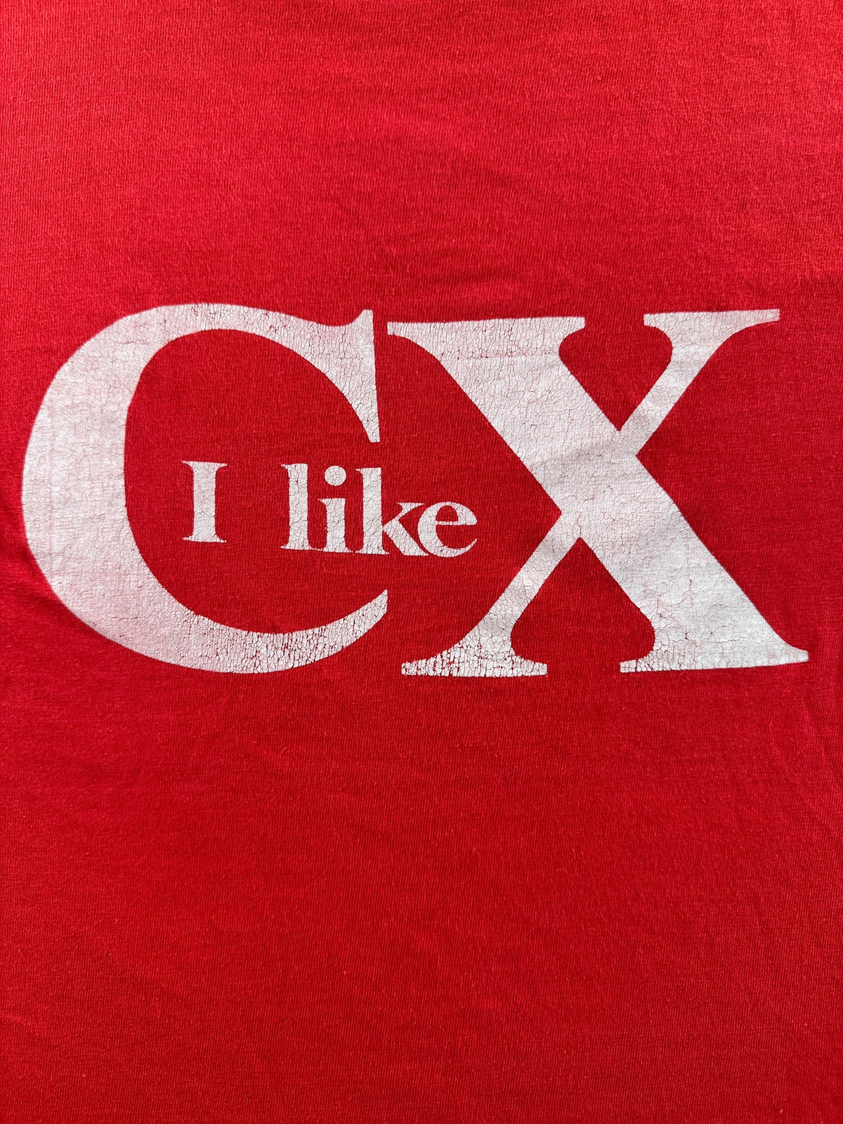 Back graphic on Vintage I Like CX Tee SZ S