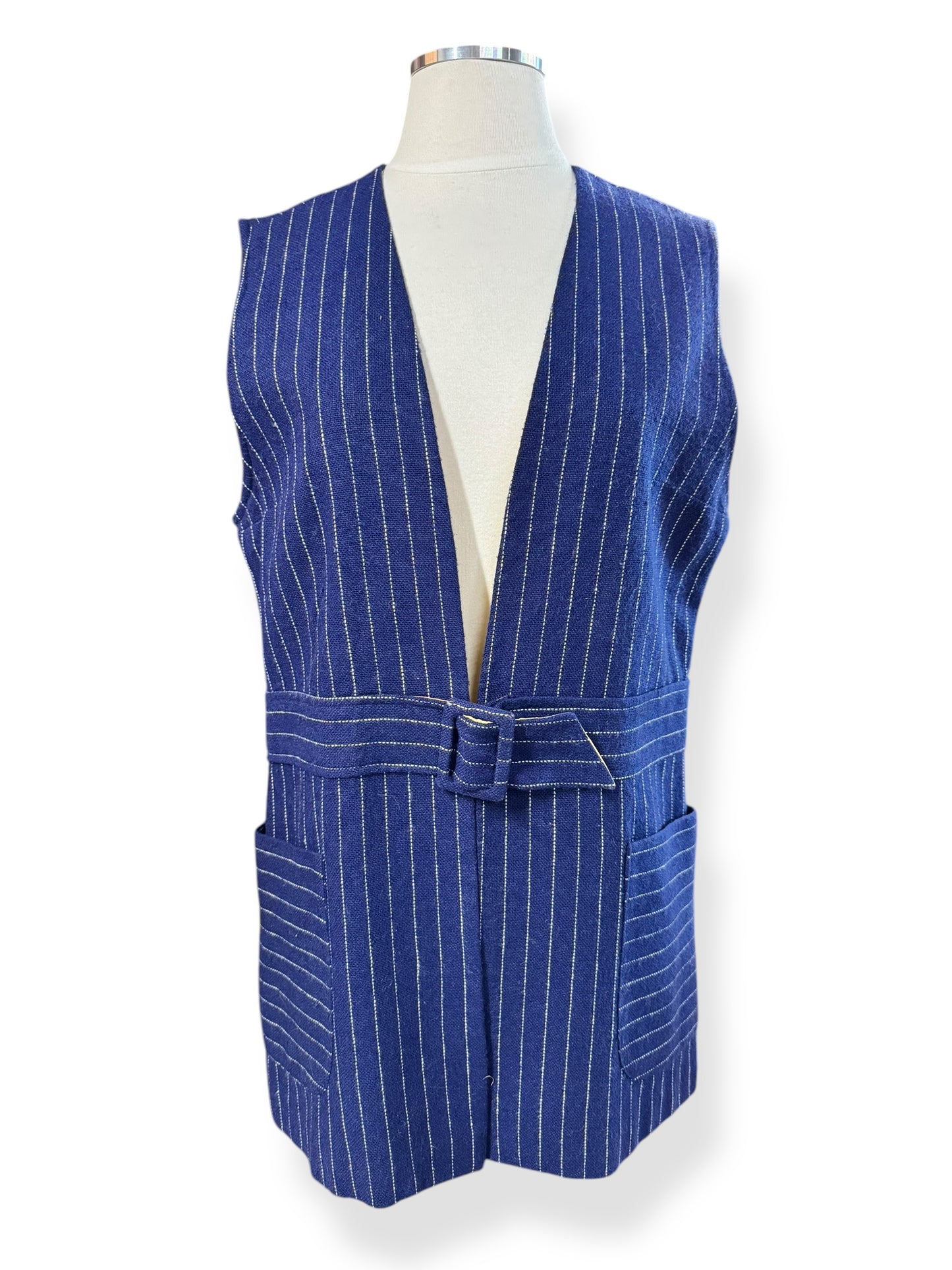 1960s Darra Pinstriped Vest L