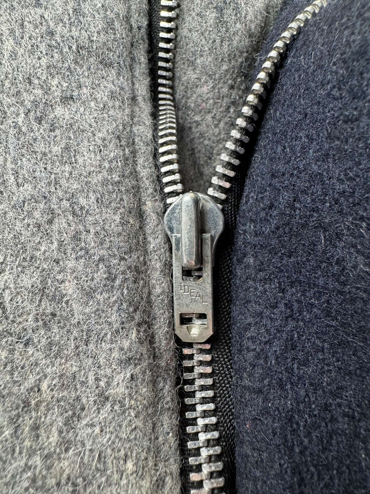 Zipper on Vintage Aberdeen Wool Jacket SZ M