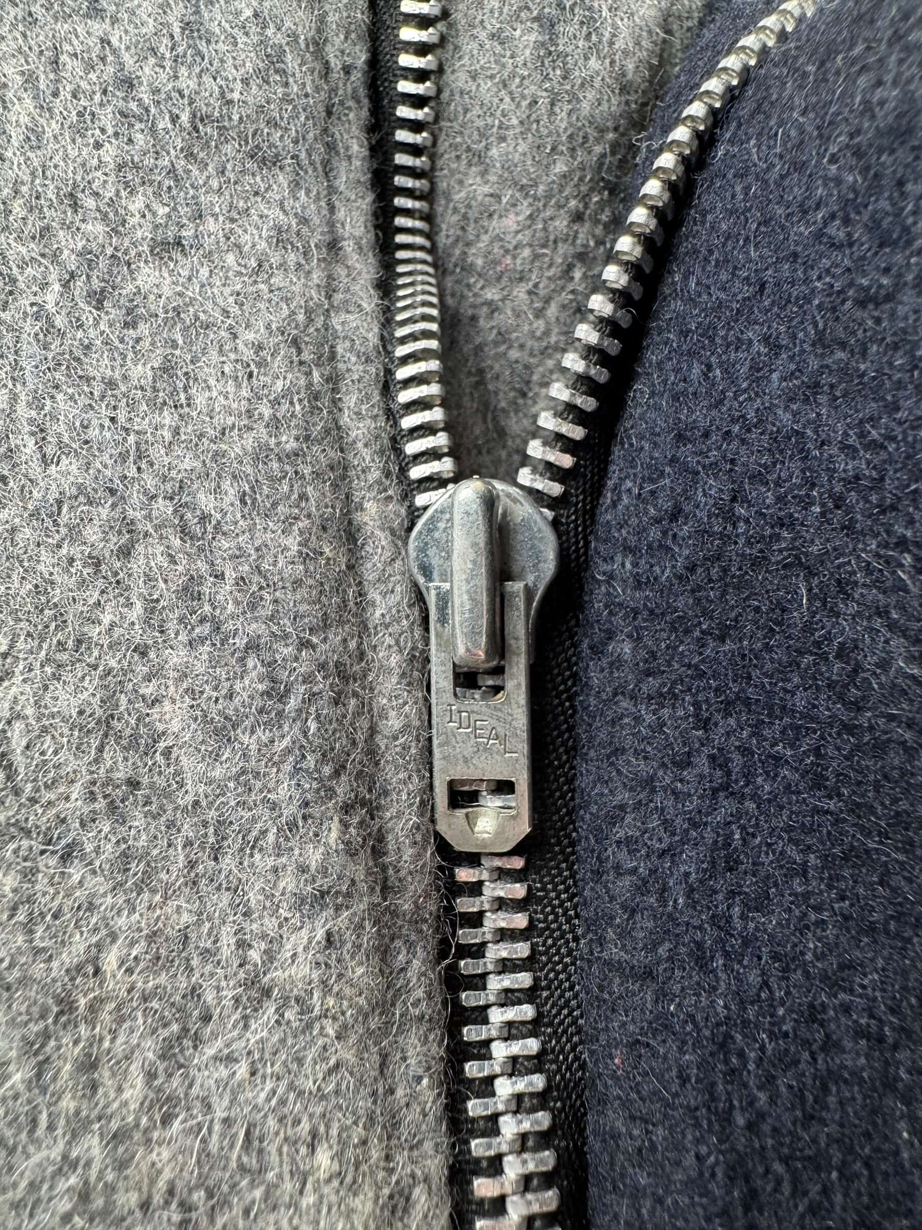 Zipper on Vintage Aberdeen Wool Jacket SZ M