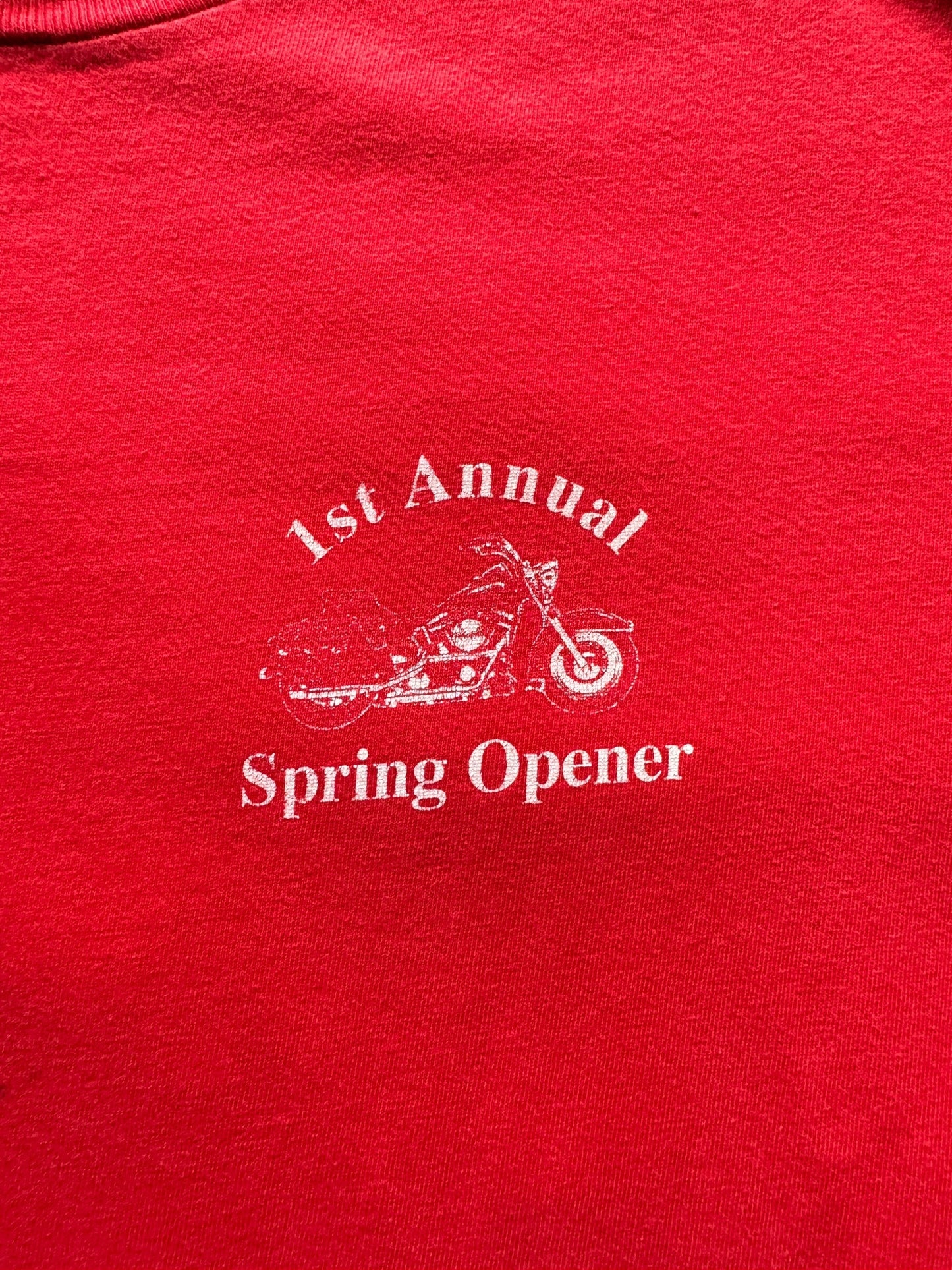 front graphic of Vintage 1993 Granite Falls Spring Opener Tee SZ L