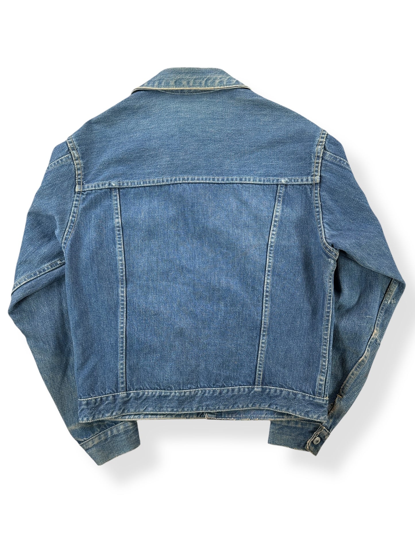 Back of Vintage Foremost Selvedge Denim Jacket SZ M