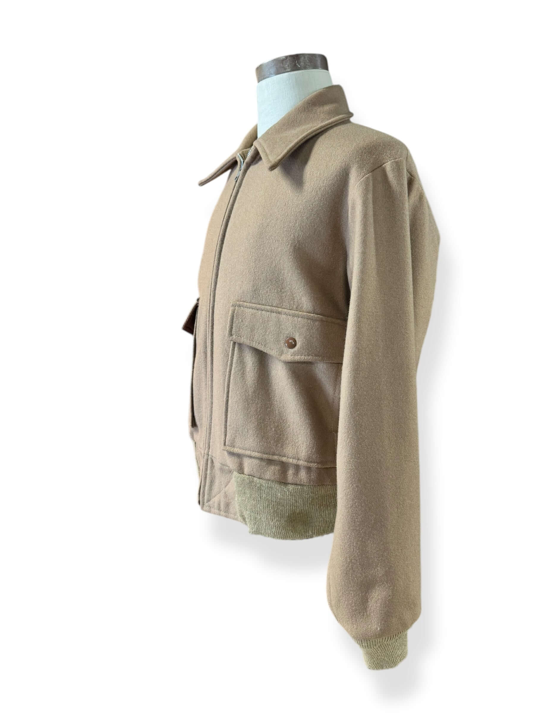 Side view of 1970s Upstream Sportswear Wool Jacket L