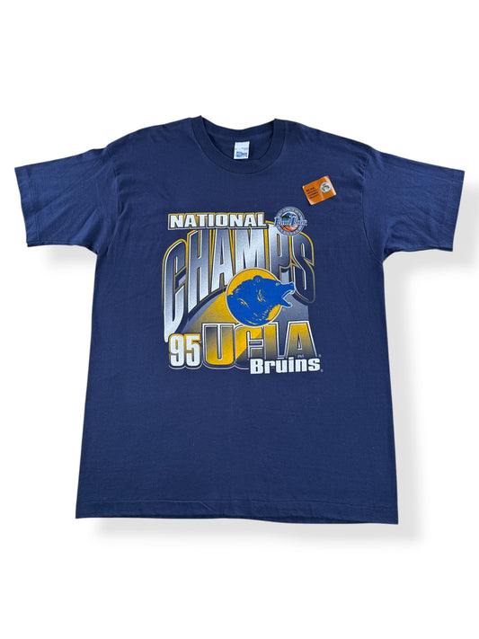 Front of Vintage NOS UCLA Bruins National Champs '95 Tee SZ XL
