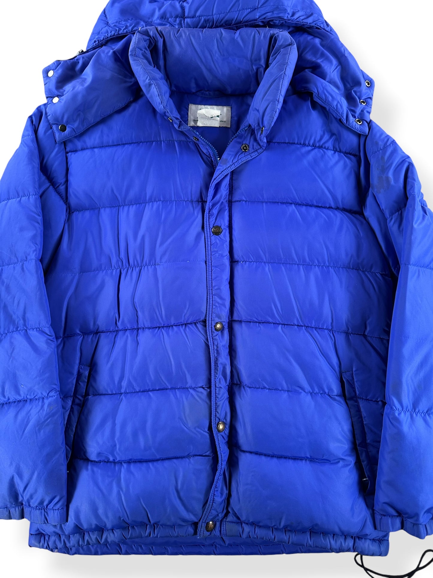 Front Close Up of Vintage REI Puffer Jacket SZ M AS IS