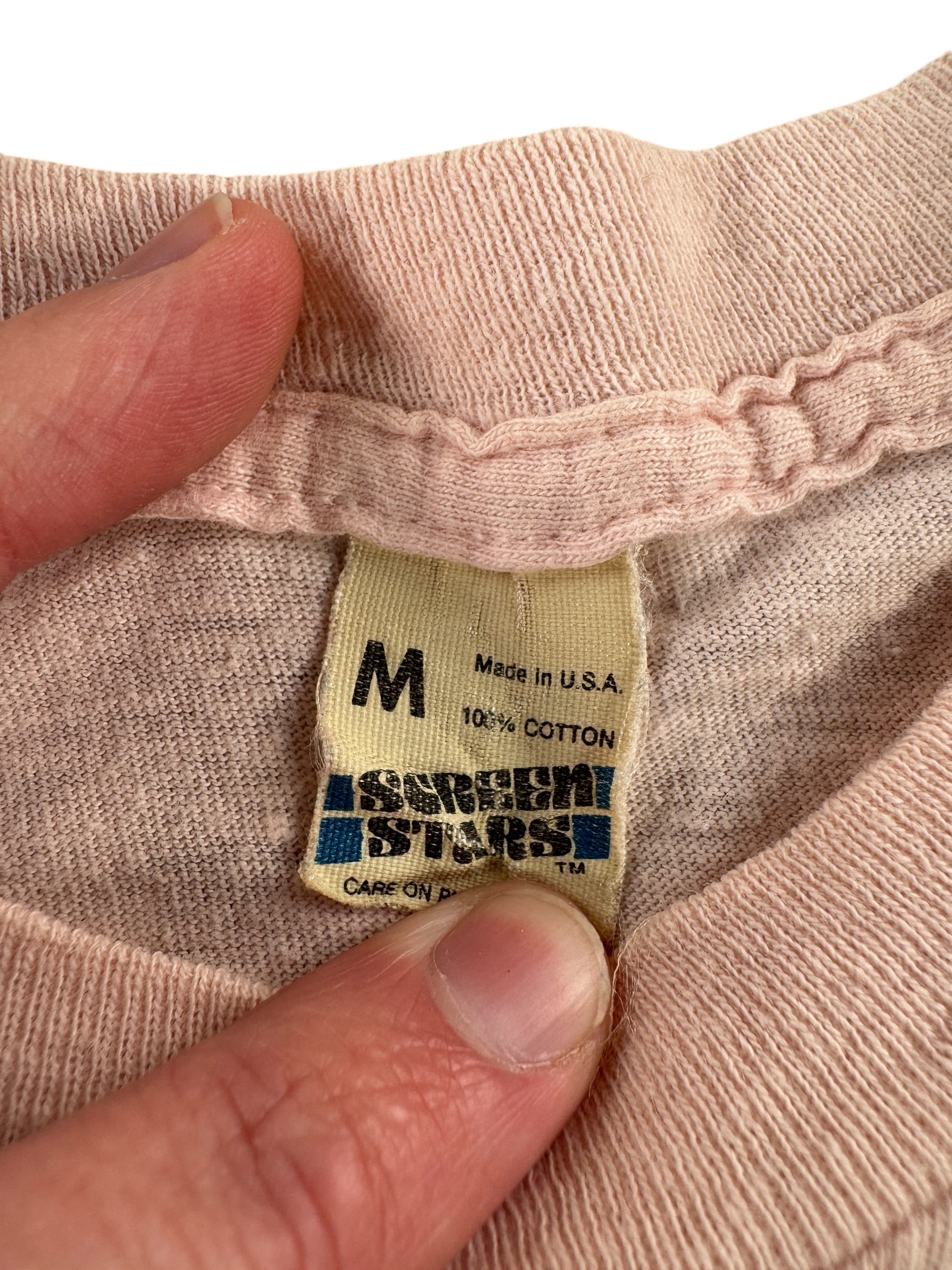 Tag on Vintage Eddie Money Sleeveless Shirt SZ M (Fits S)