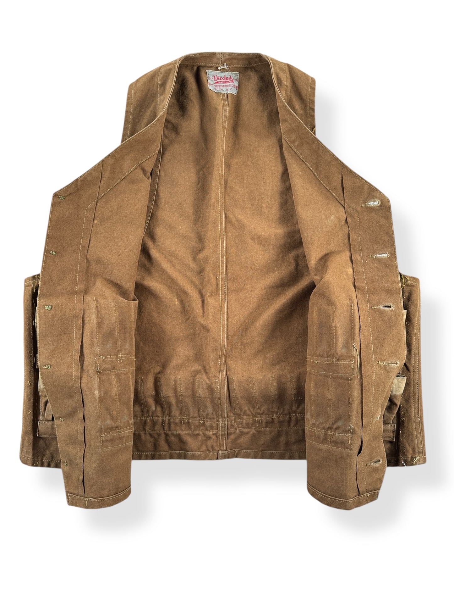 Inside of Vintage DuxBak Shooting Vest SZ M