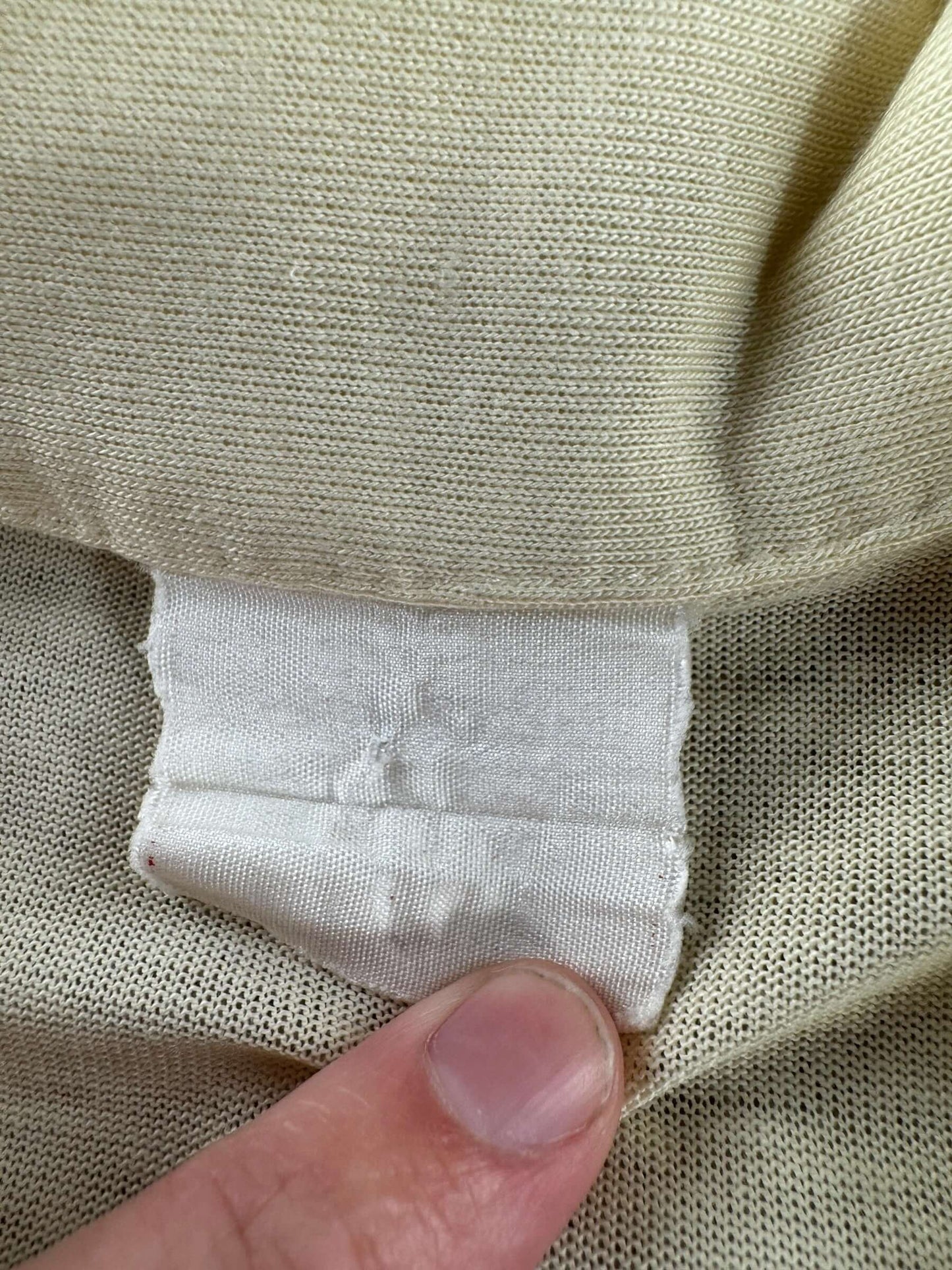 Tag on Vintage 70s Surf Polo Tee SZ L