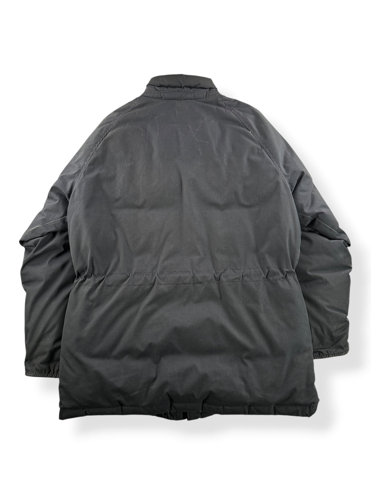Back of Vintage Eddie Bauer Navy Blue Parka SZ L