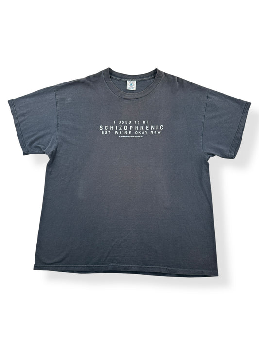 Front of Vintage Schizophrenia Tee SZ XL