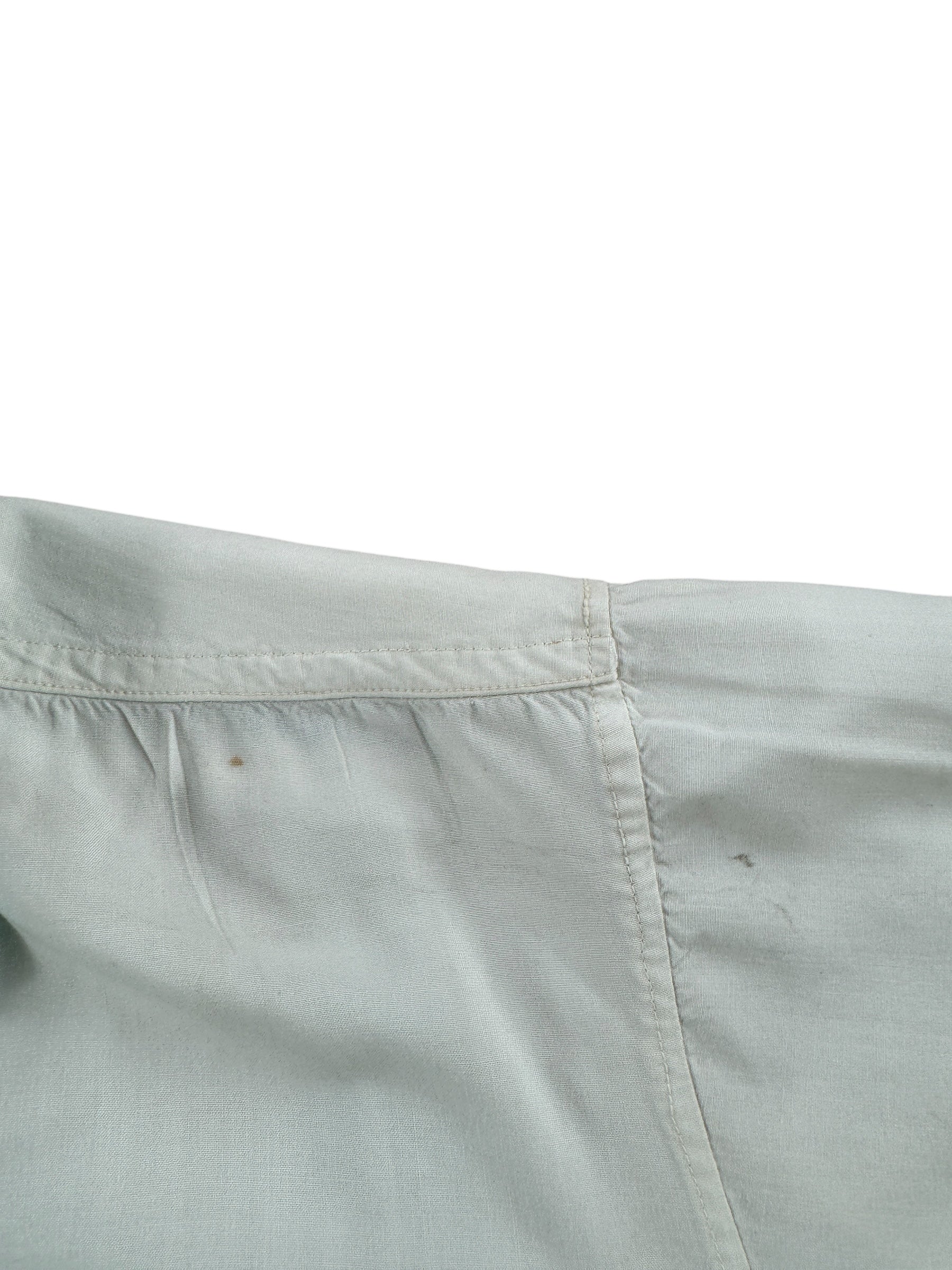 Stain on Vintage 1968 China Advisors Bowling Shirt SZ XL