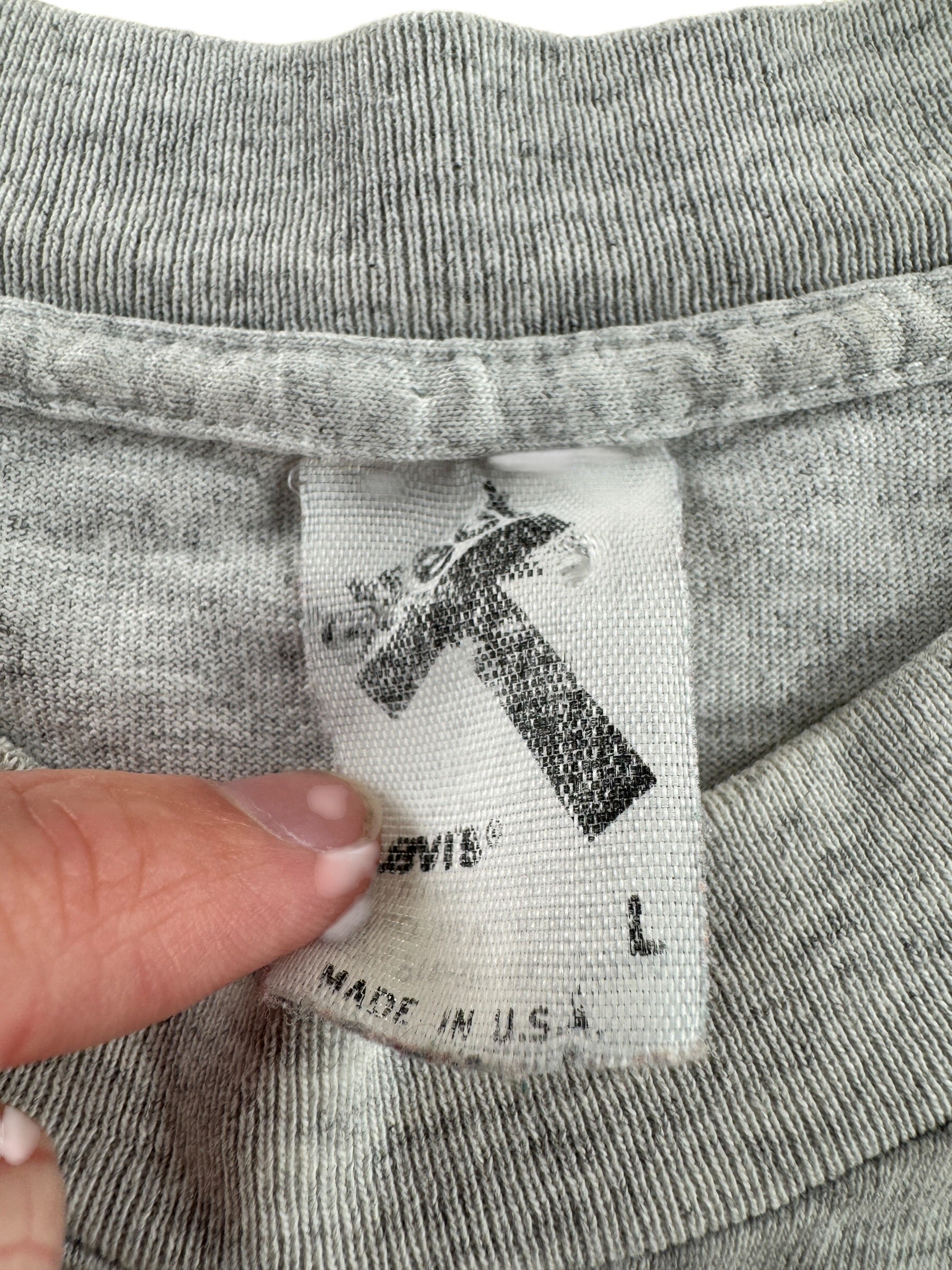 Tag on Vintage Levi's Sit on It Tee SZ L