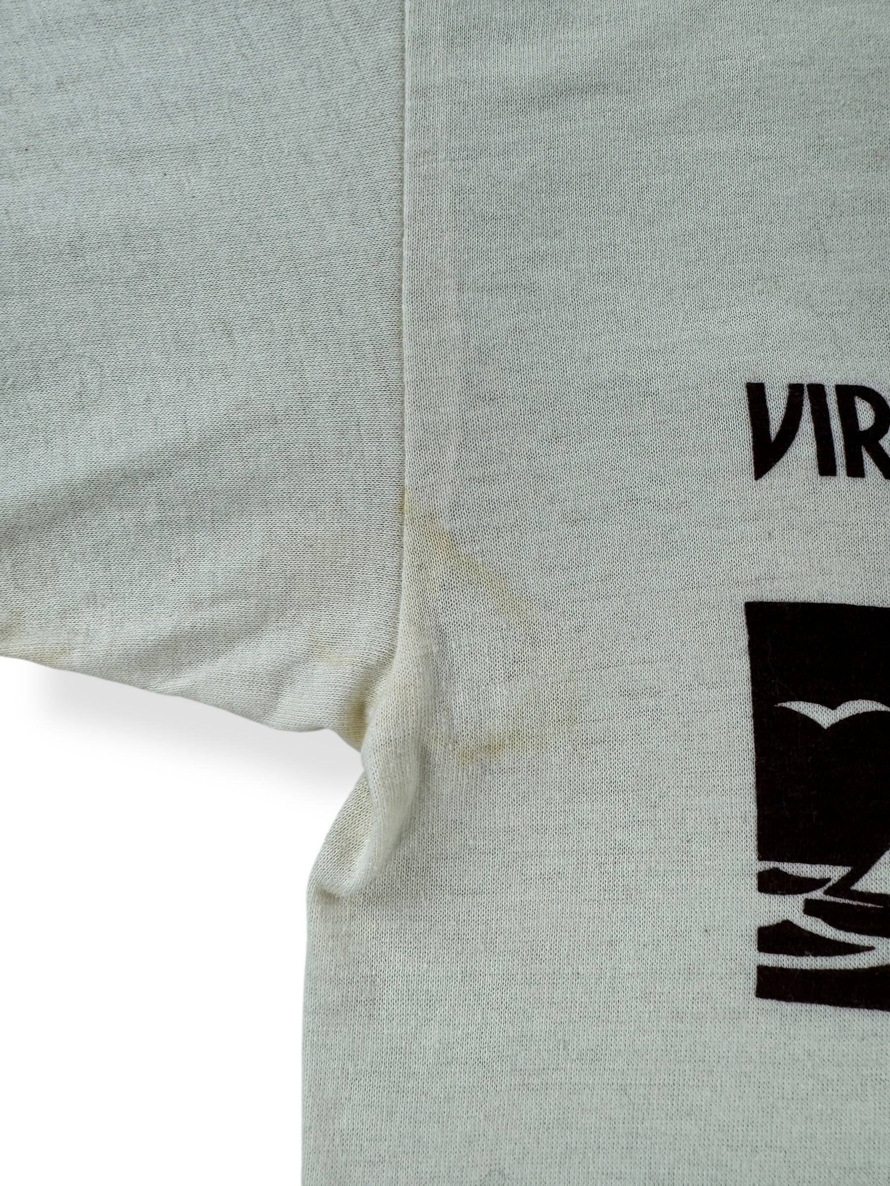 Pit Stain on Vintage NOS Virginia Beach Tee SZ S
