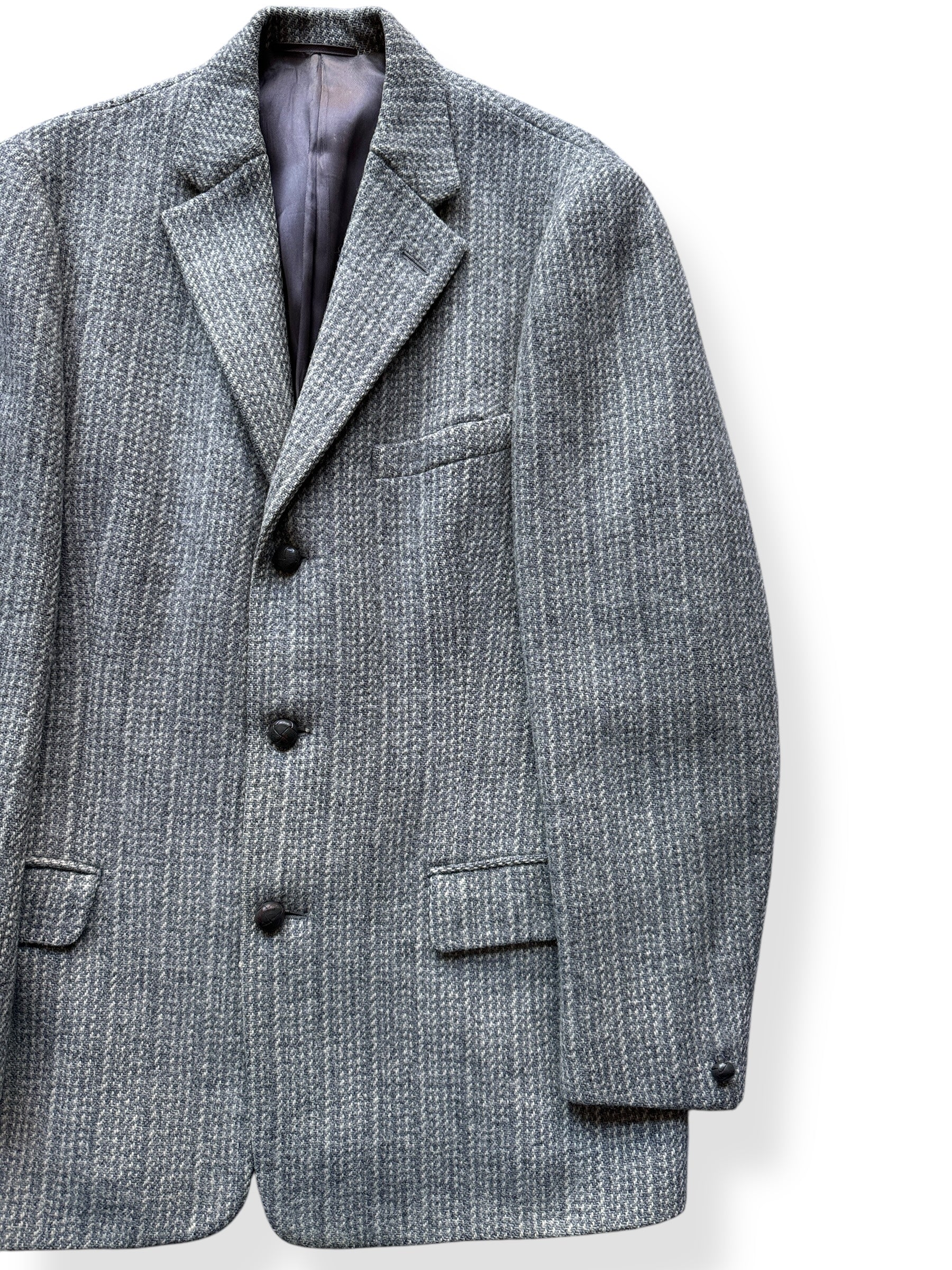 Front Left of Vintage Harris Tweed Jacket SZ S