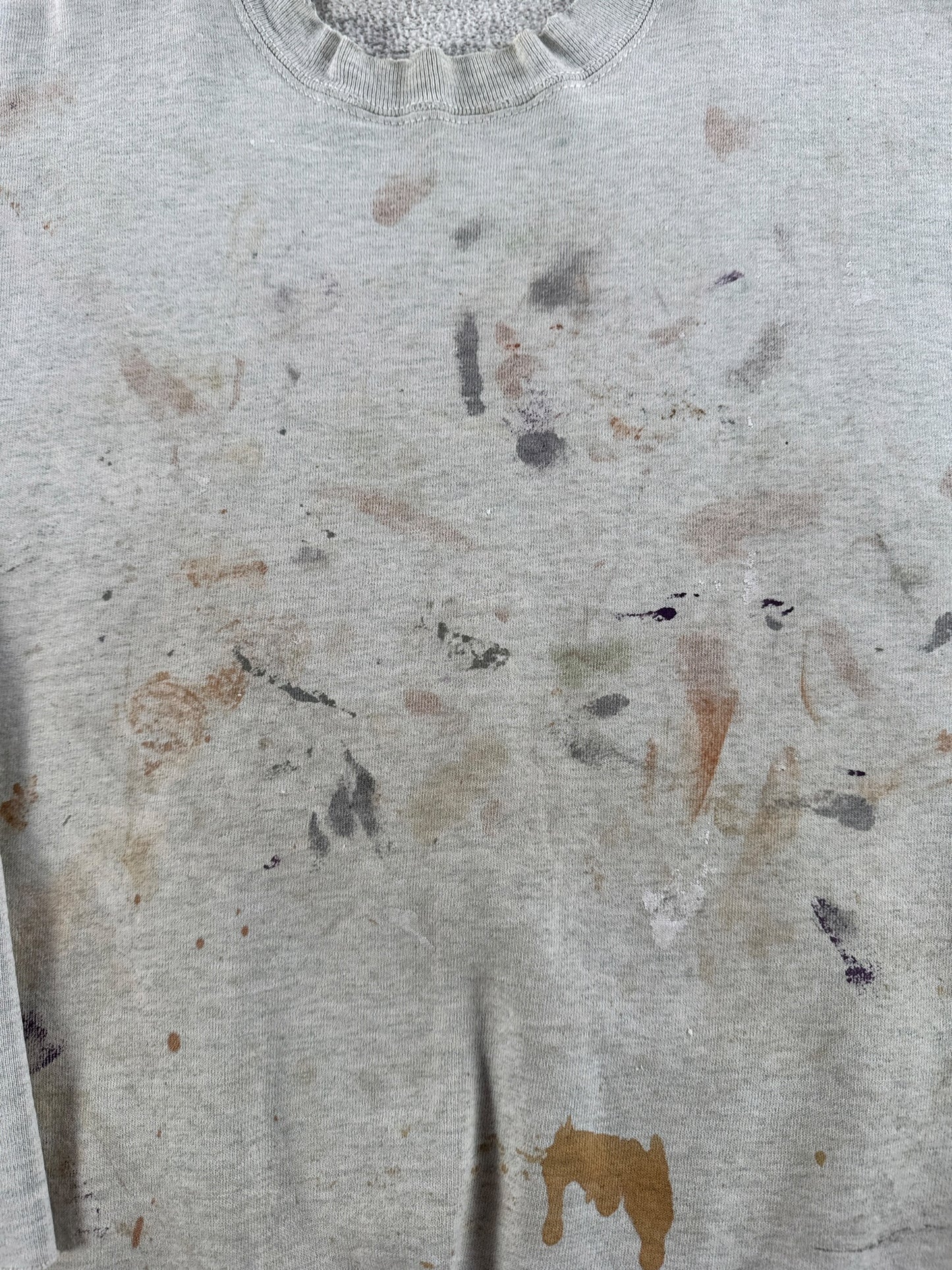 Staining on Vintage Reverse Weave Painter Chopper SZ L
